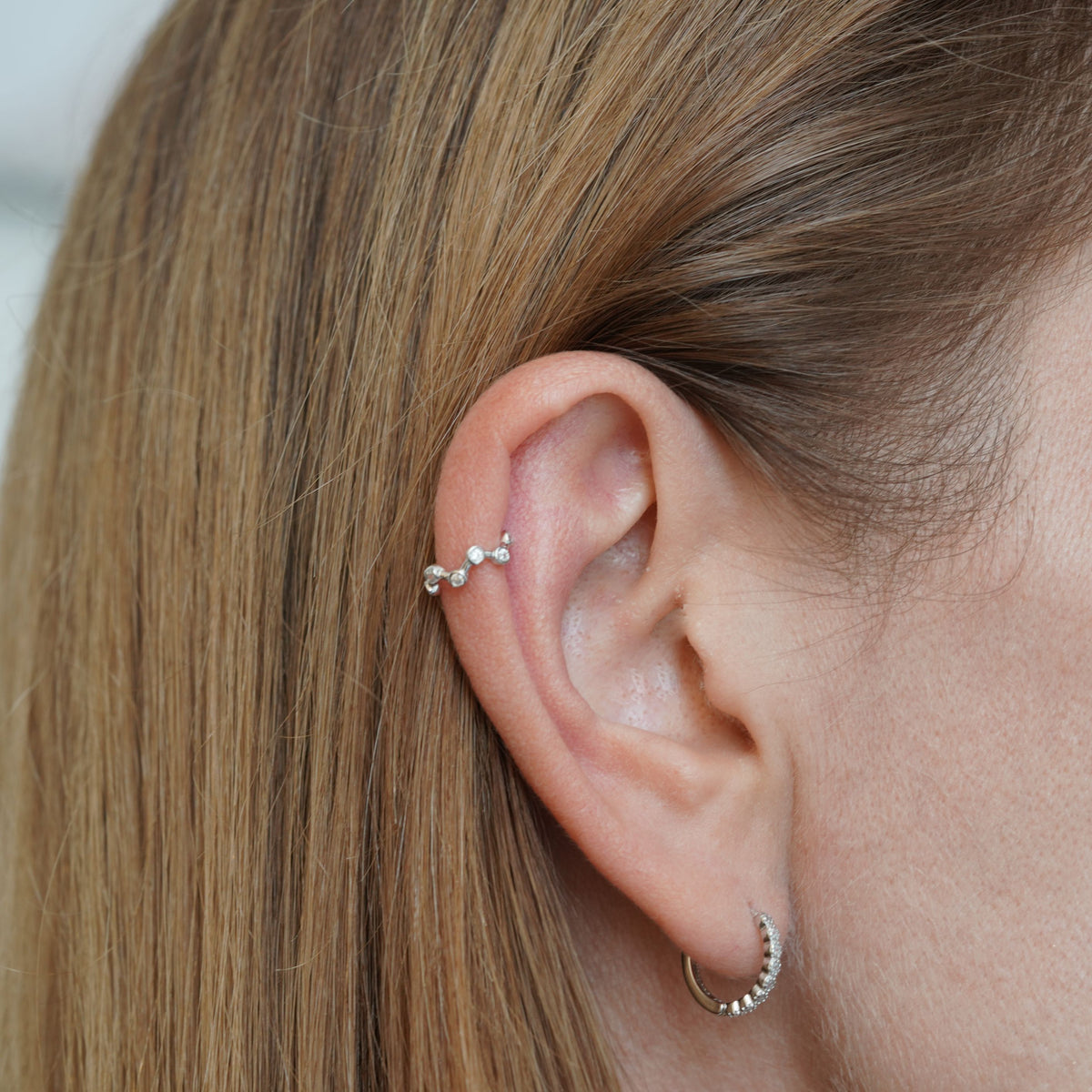Aries Constellation Ear Cuff Earring with Crystals – Brooklyn Tag