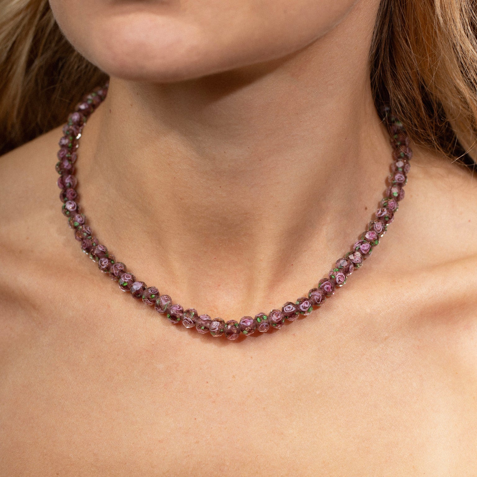 Rose Glass Bead Collection