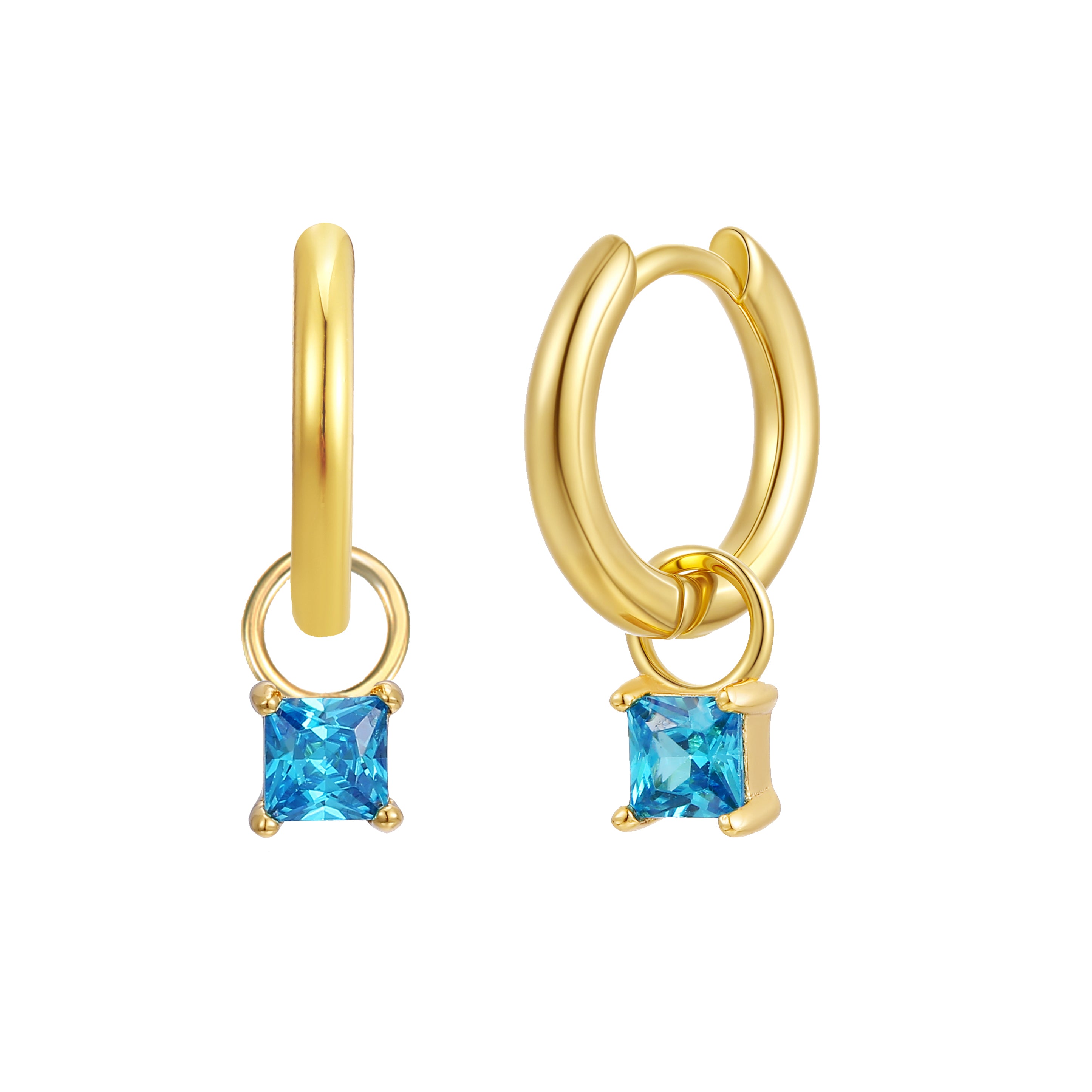 March Birthstone Earring Charm