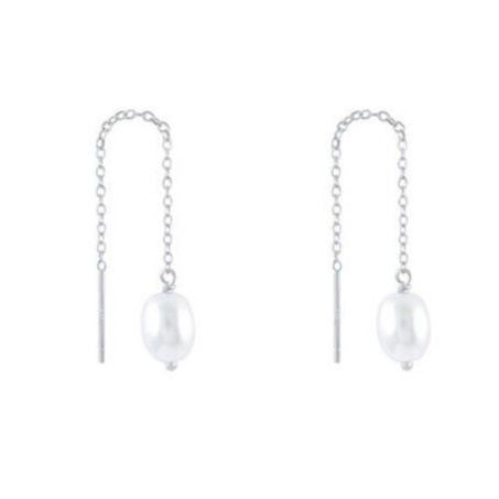 Pearl Threader Earrings