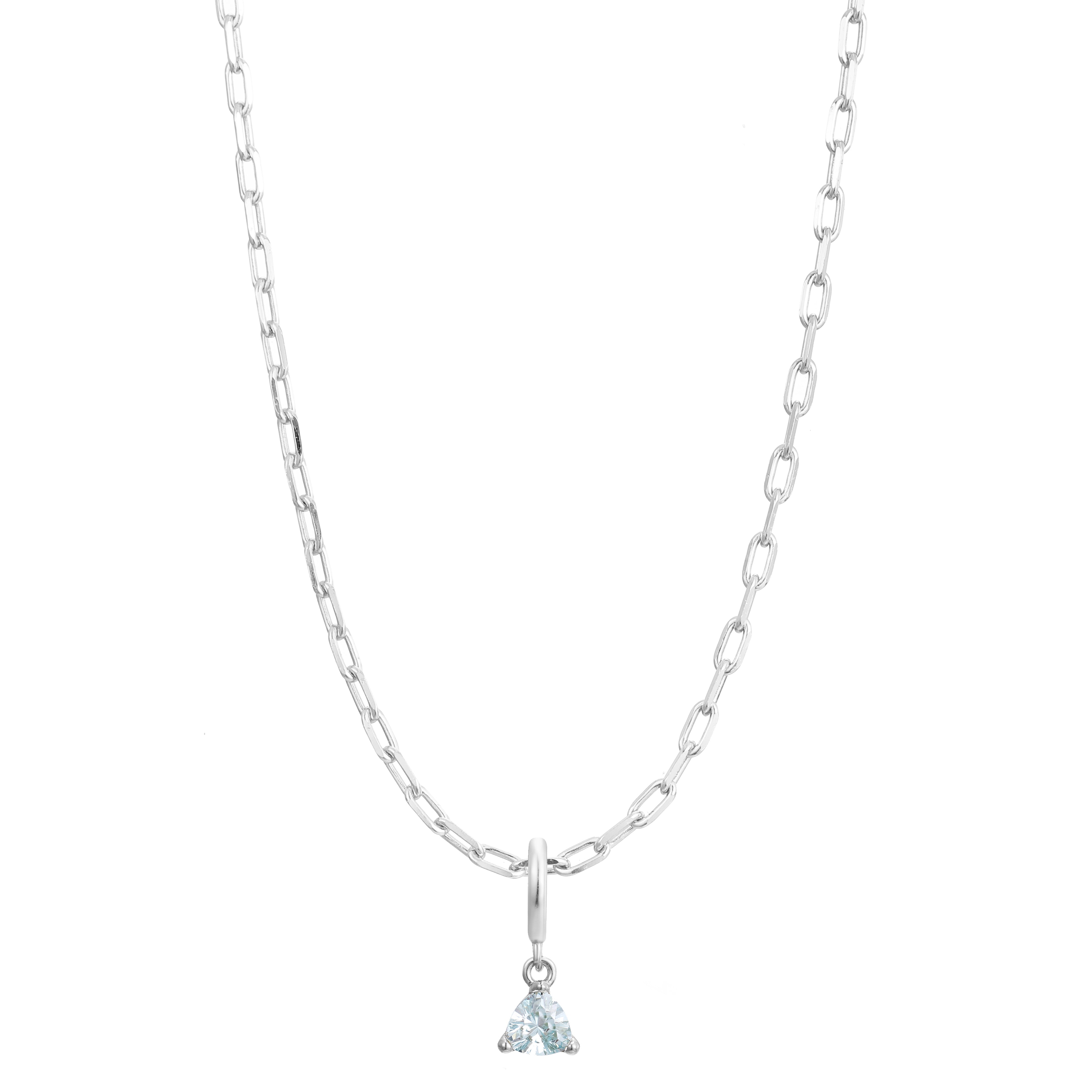 September Birthstone Necklace Charm