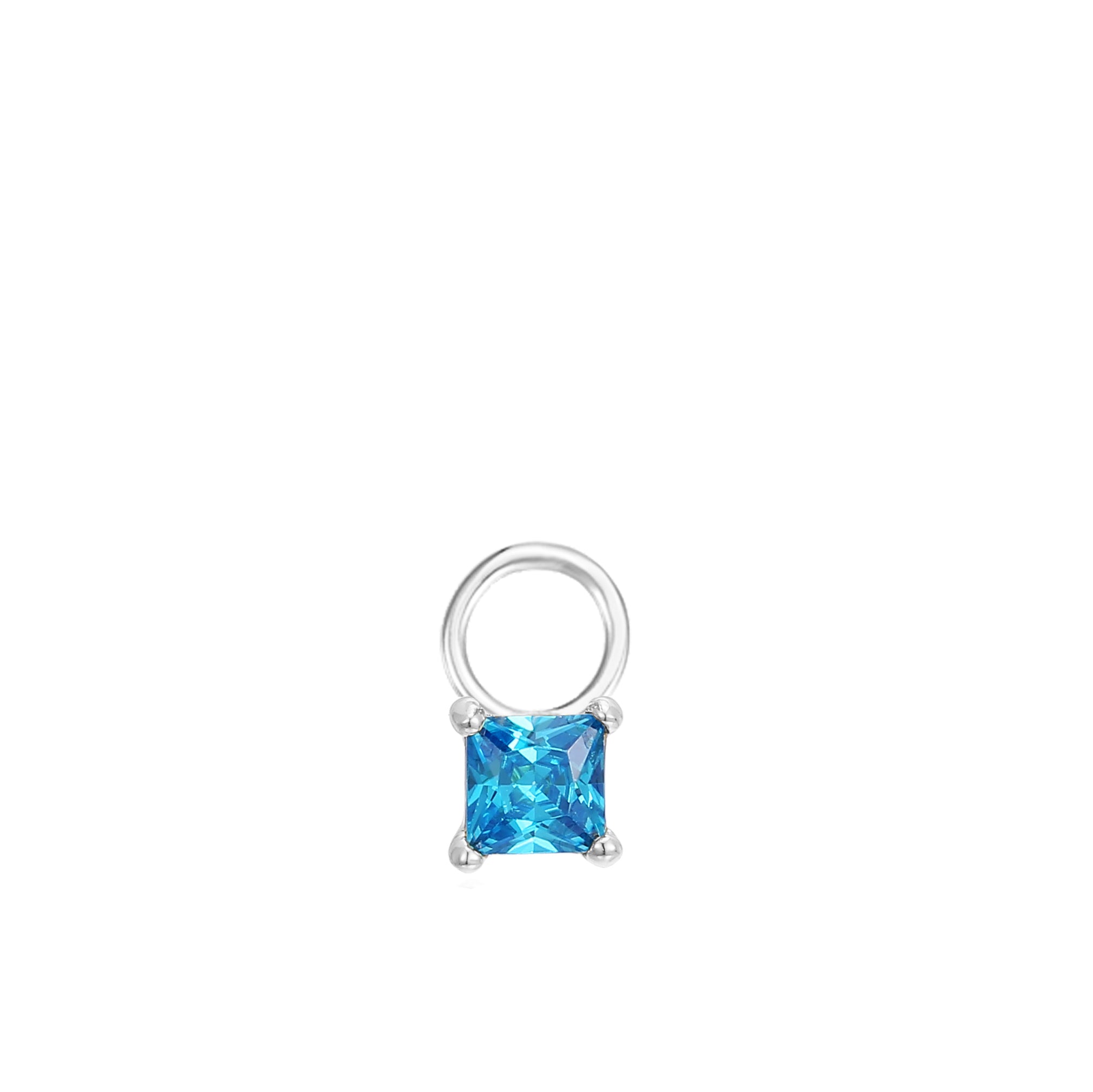 March Birthstone Earring Charm