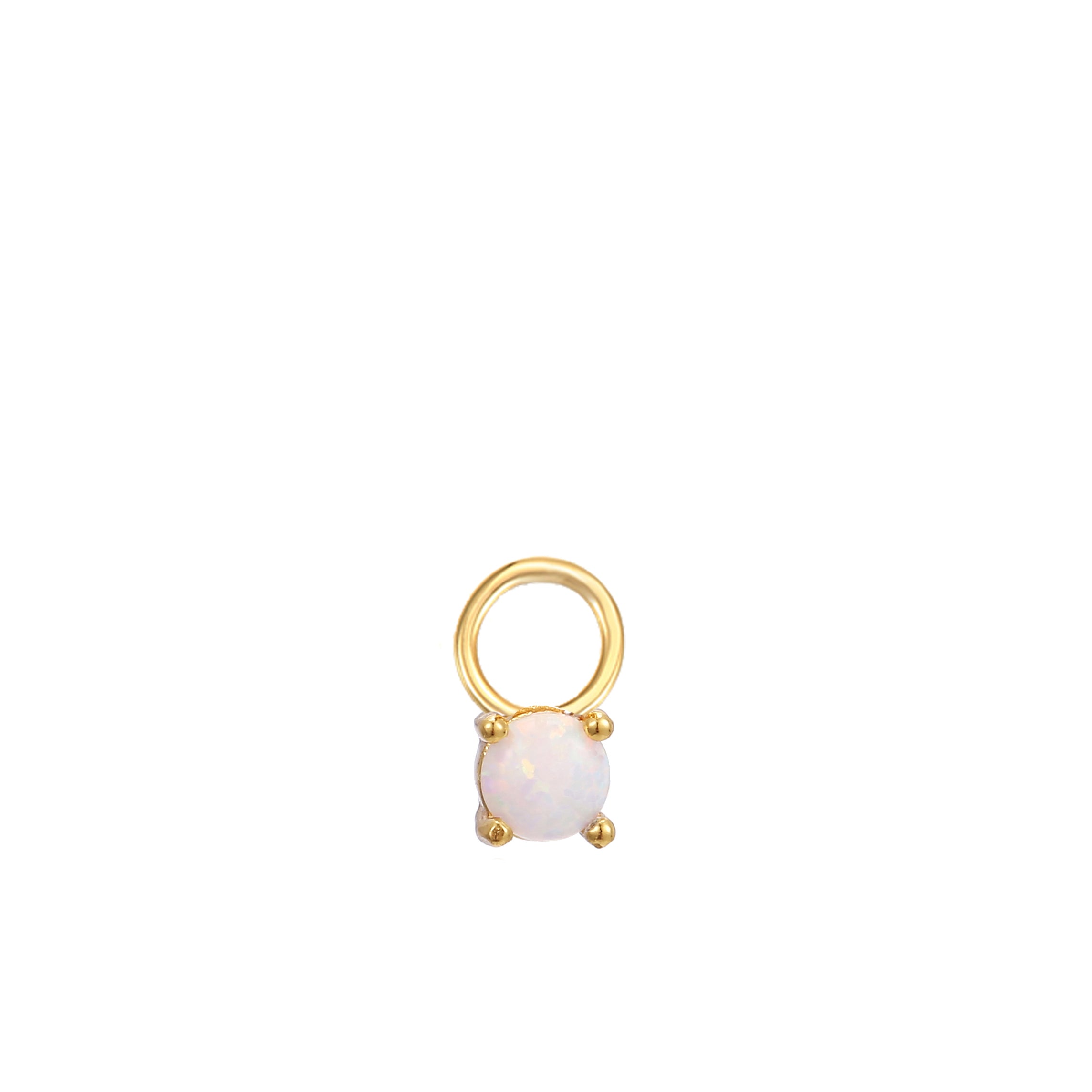 October Birthstone Earring Charm