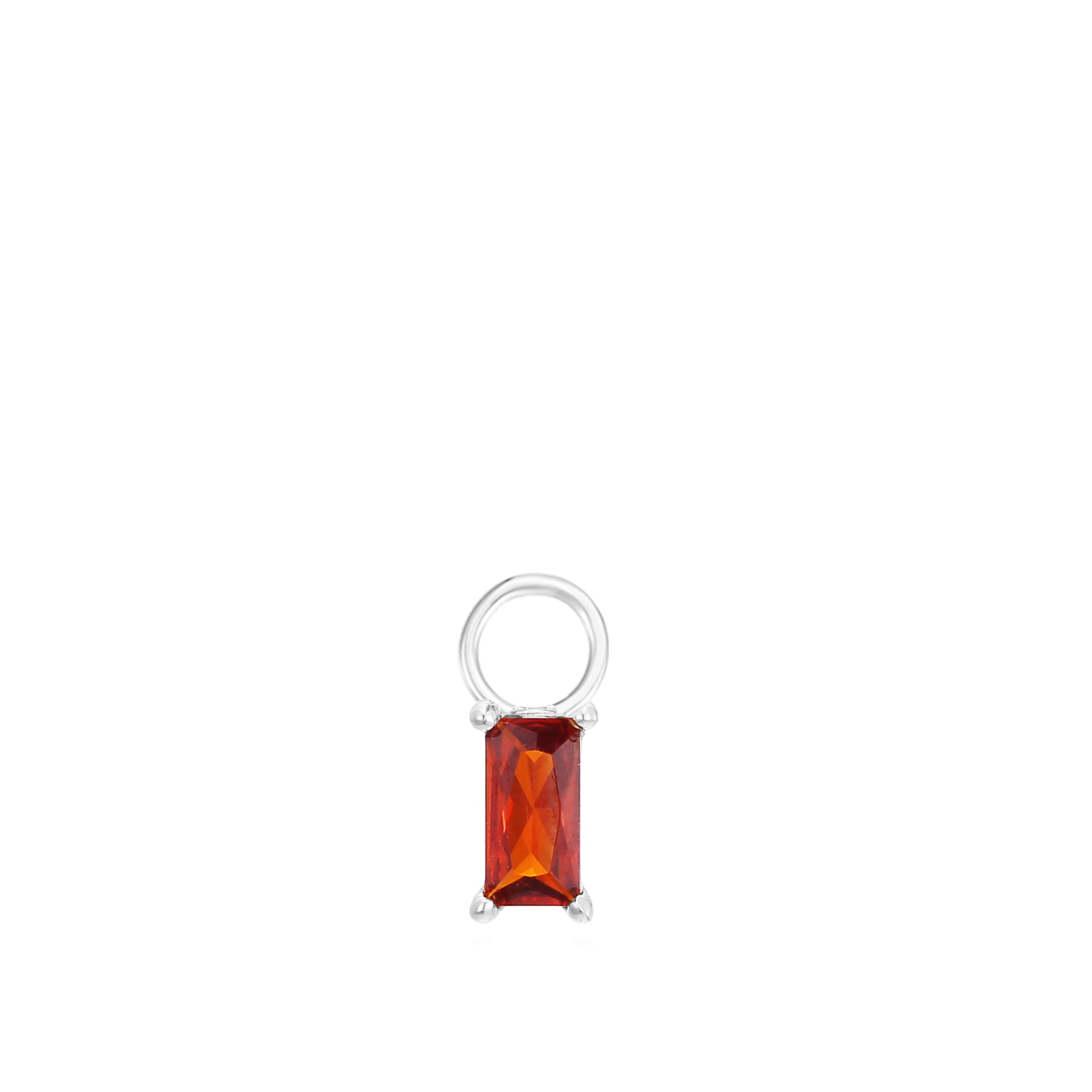January Birthstone Earring Charm