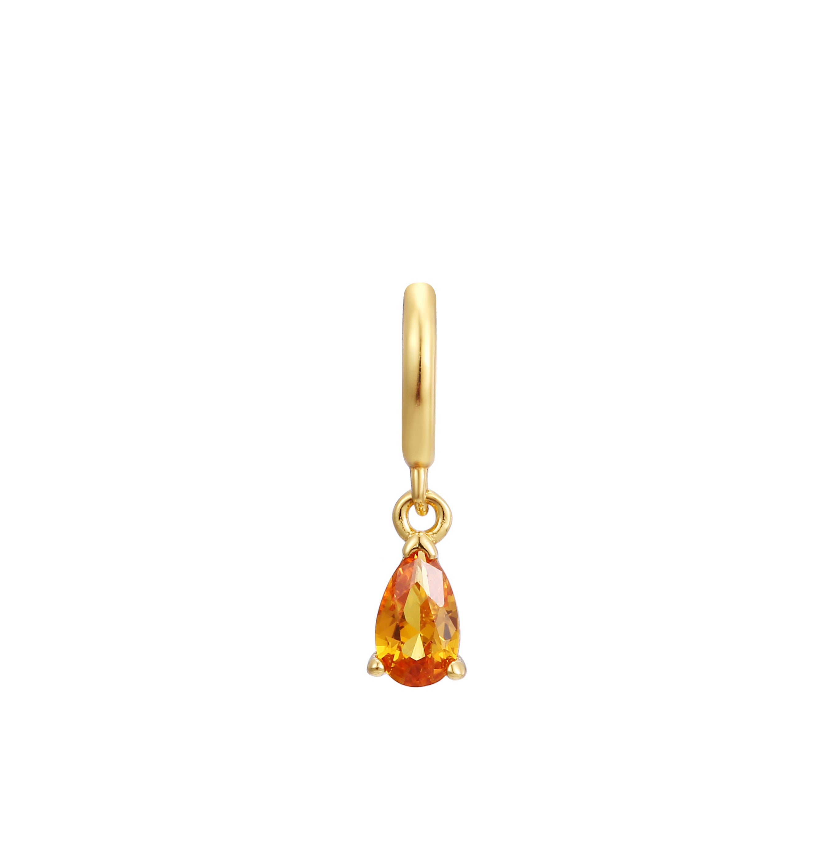 November Birthstone Necklace Charm
