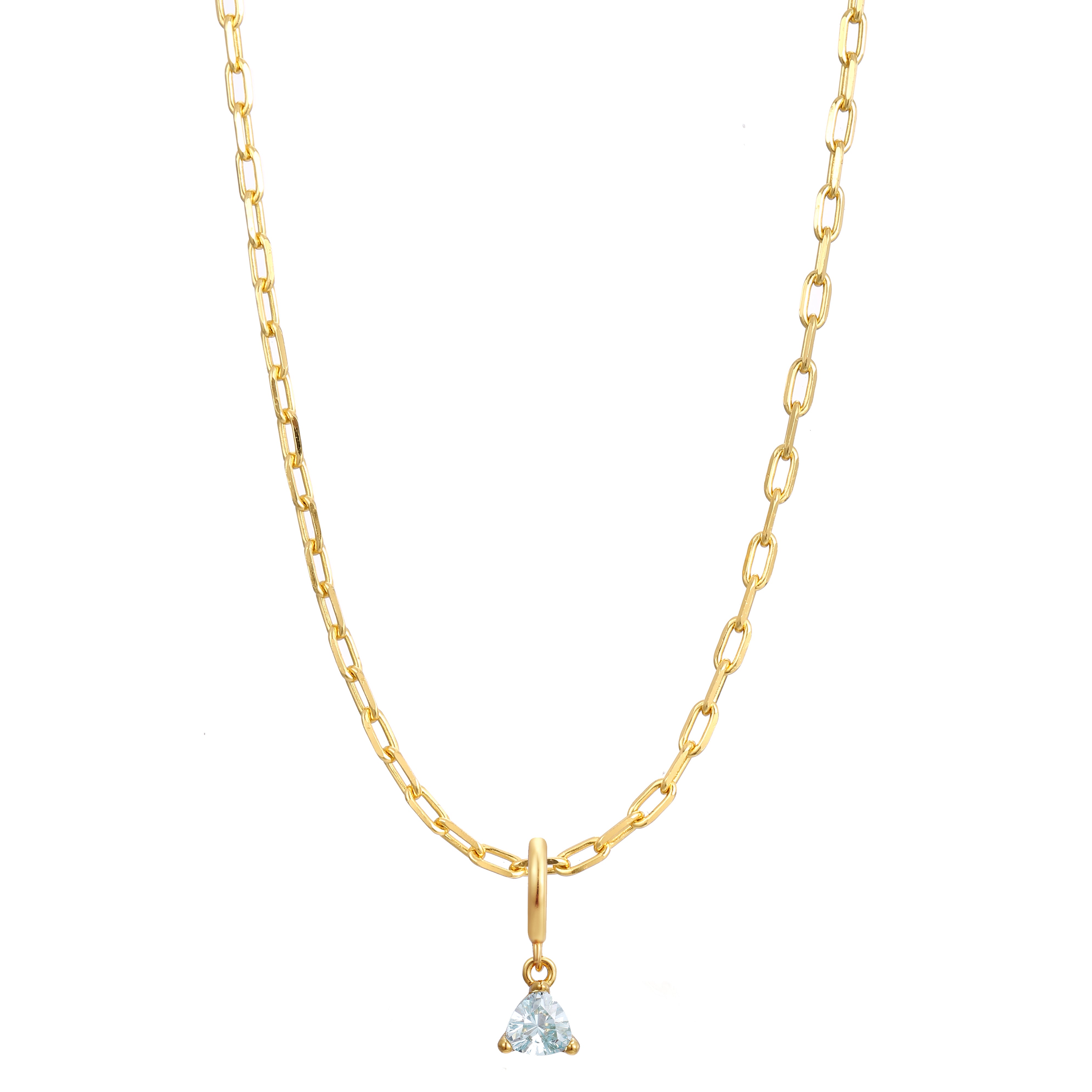 September Birthstone Necklace Charm