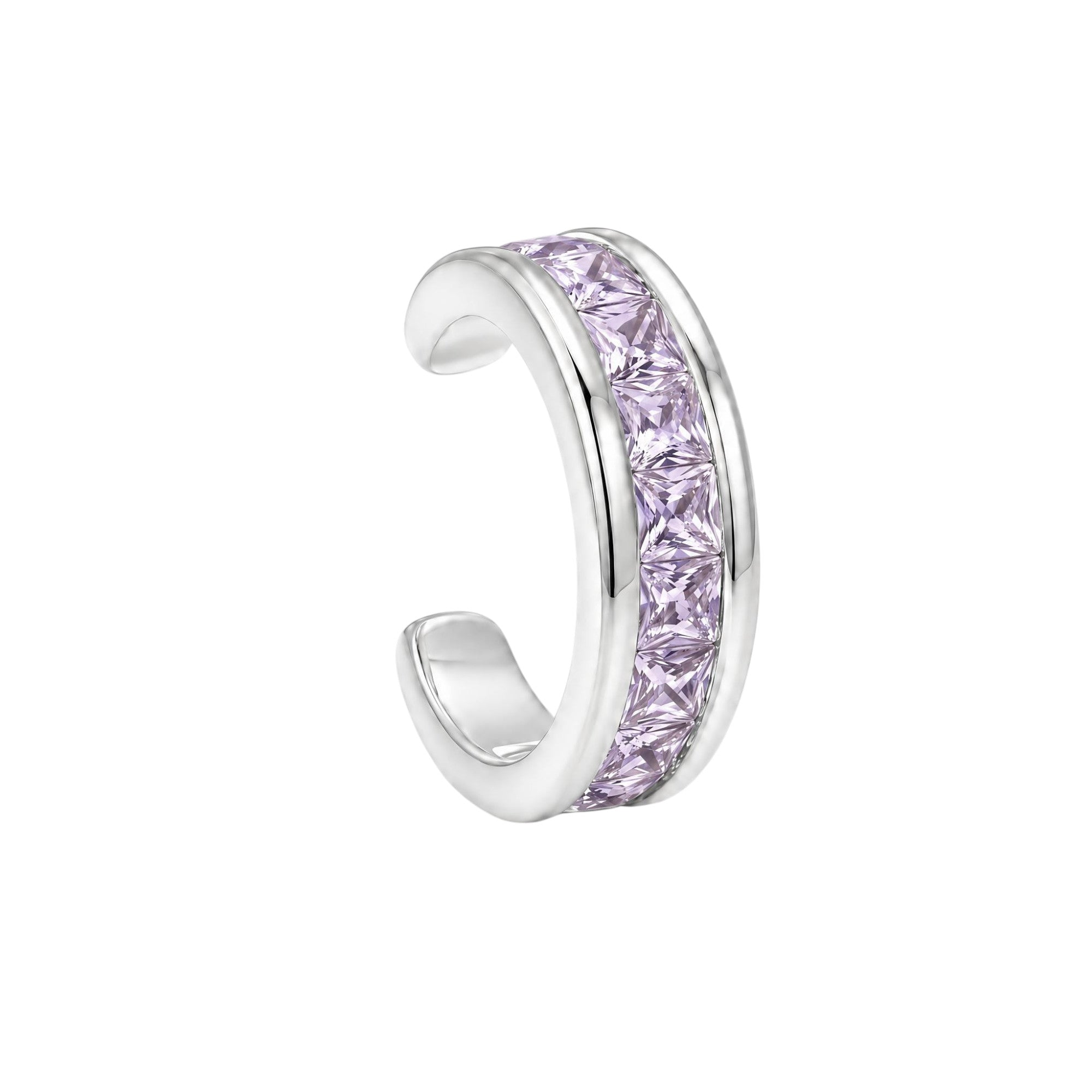 Amethyst Baguette Ear Cuff