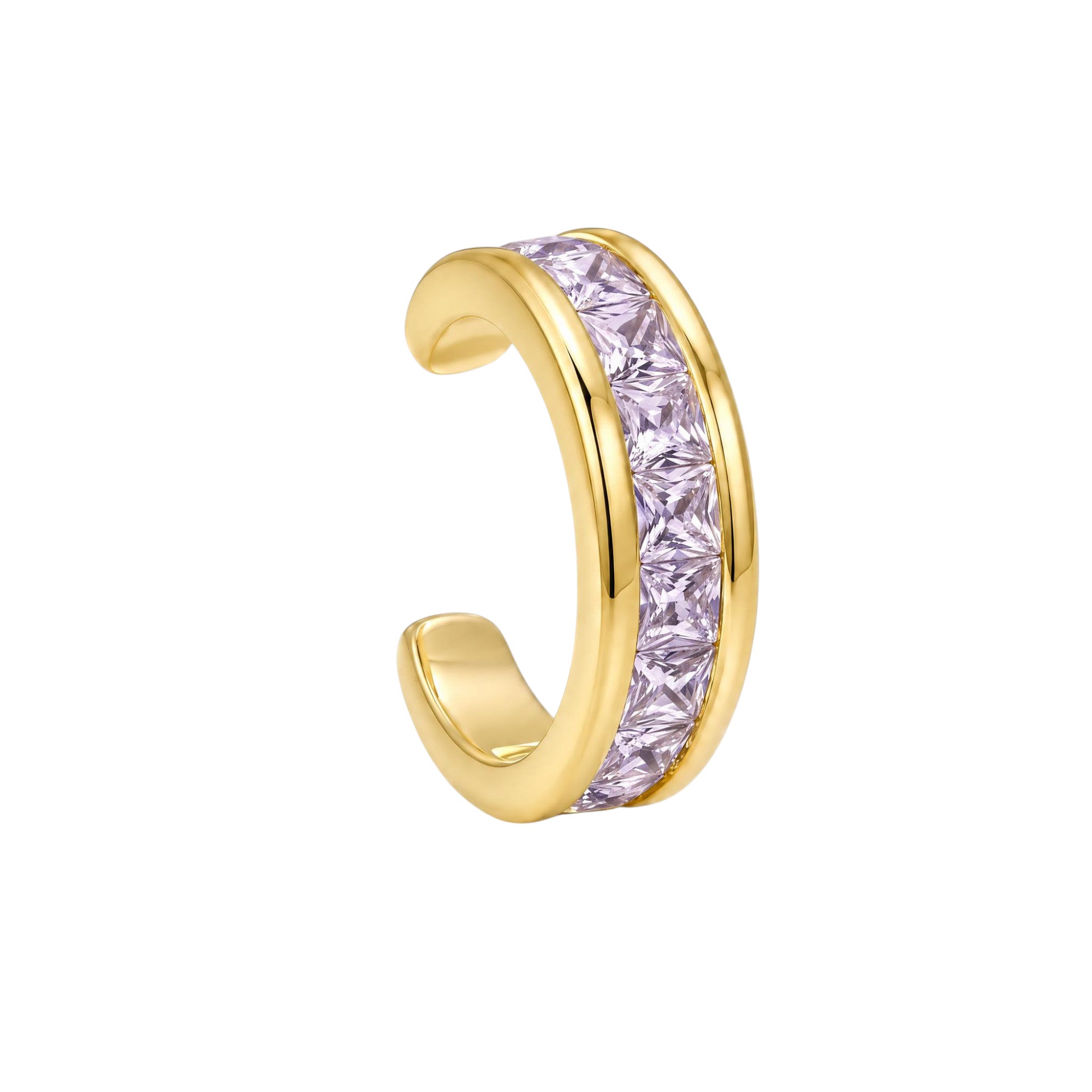 Amethyst Baguette Ear Cuff