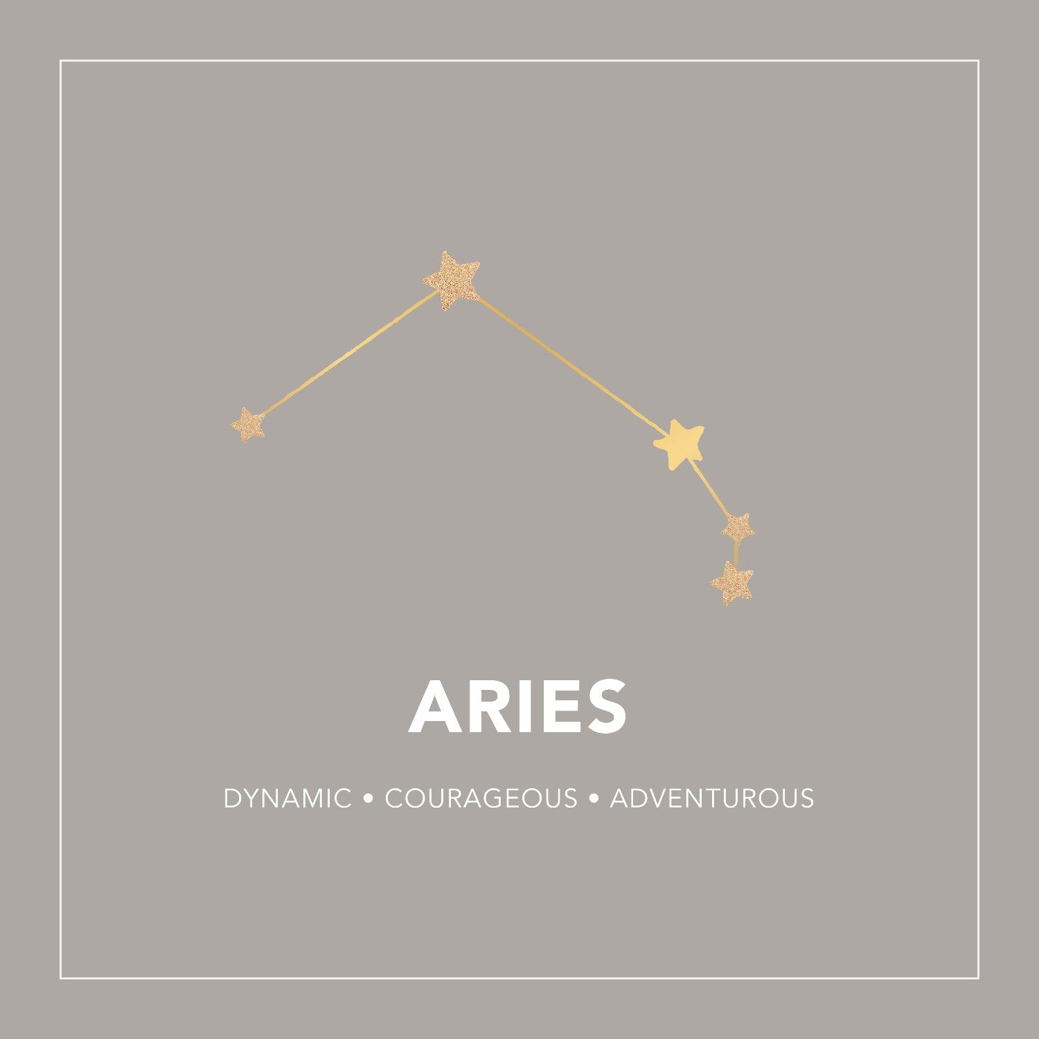 Aries Zodiac Constellation Earrings