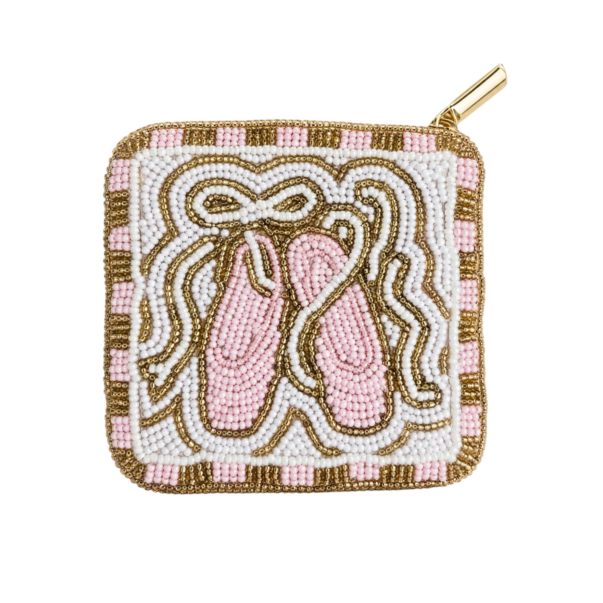 Ballerina Beaded Coin Purse