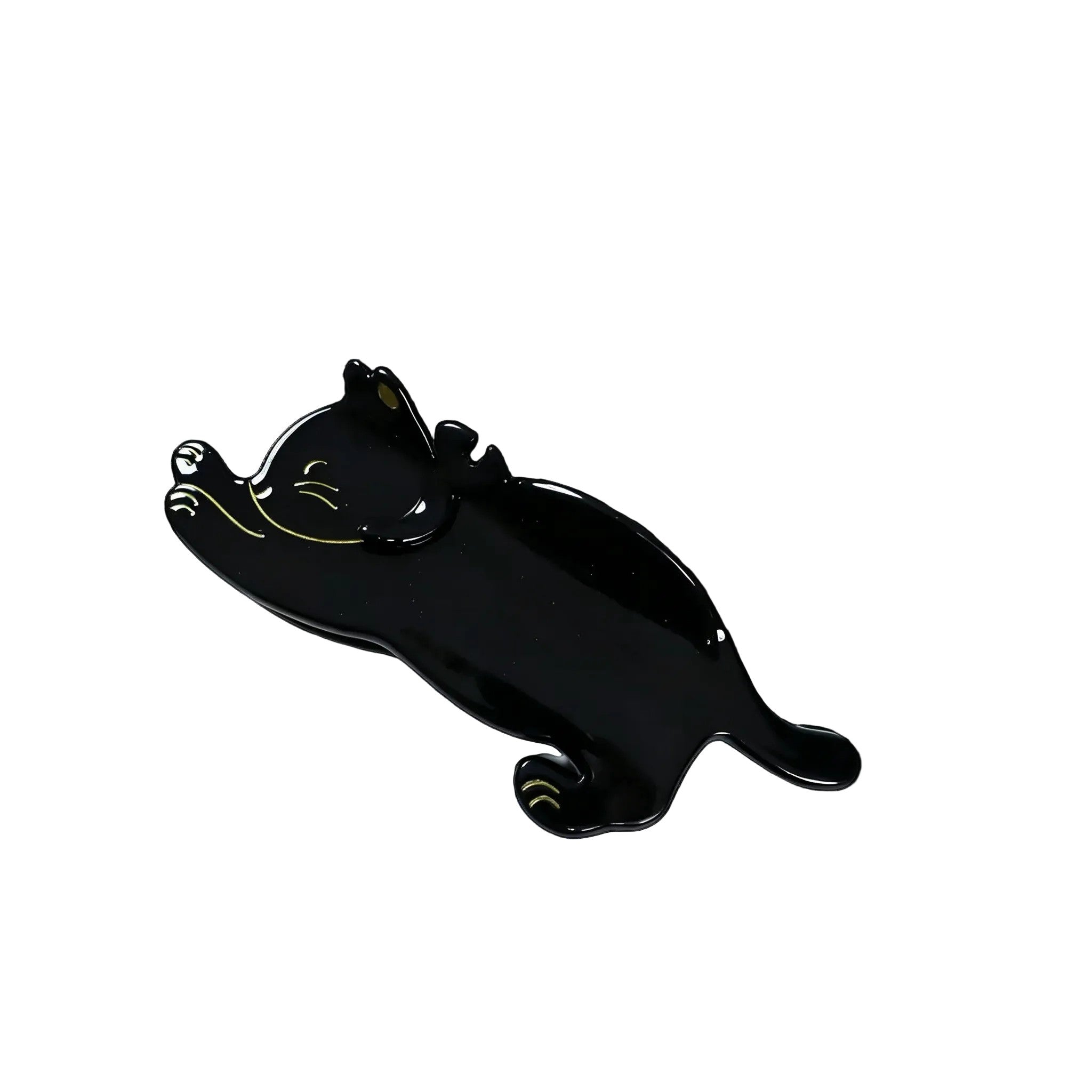 Black Stretching Cat Claw Clip
