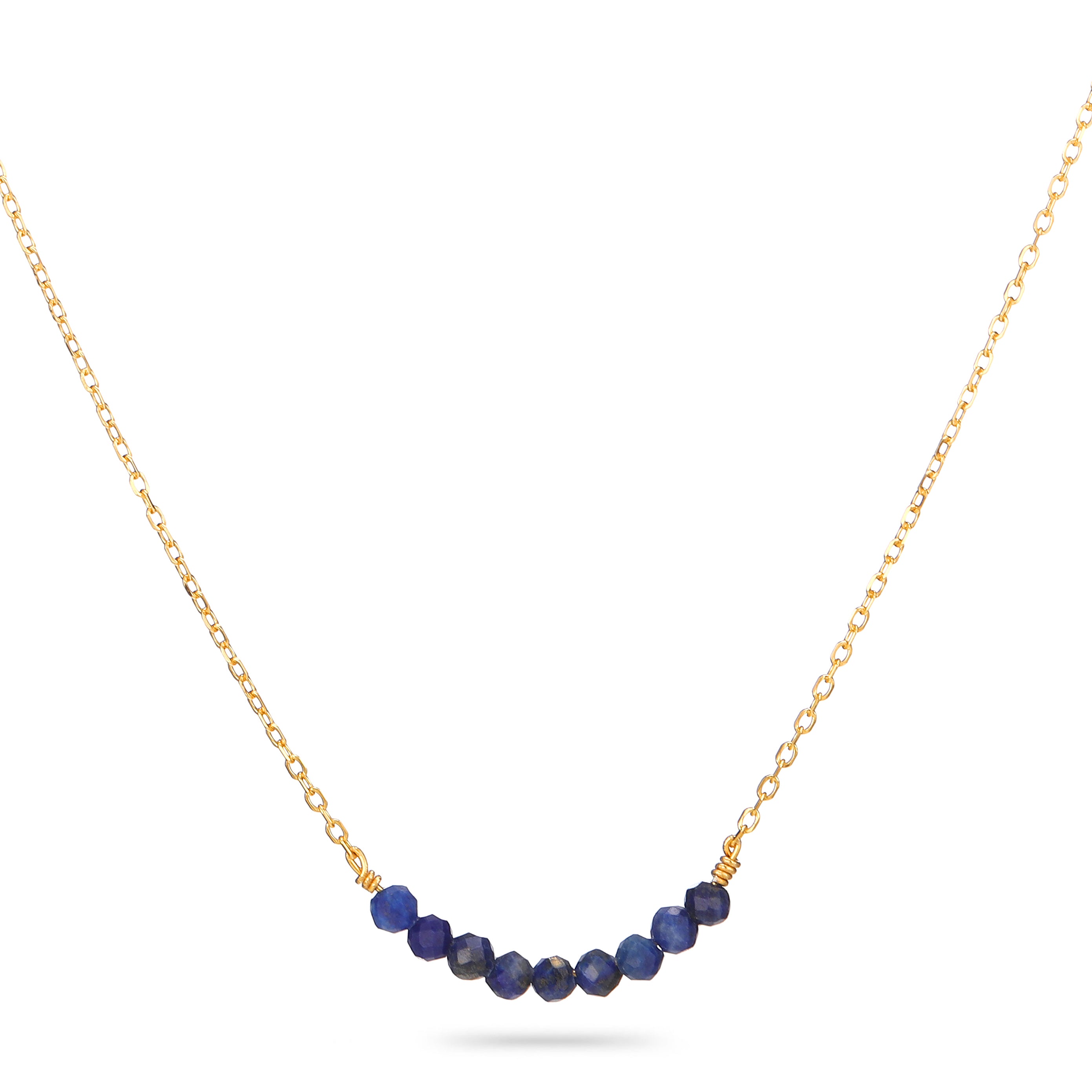 Blue Lapis Beads Necklace