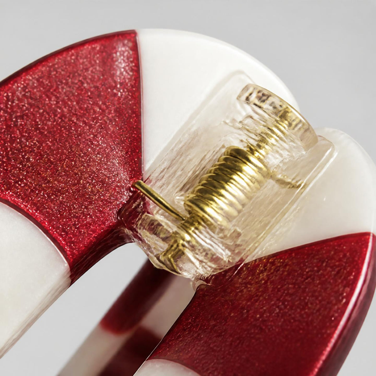 Candy Cane Claw Clip