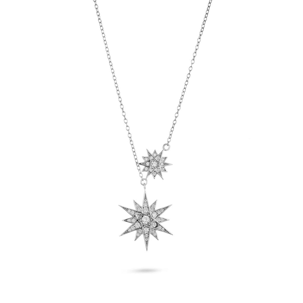 Celestial Double Star Necklace
