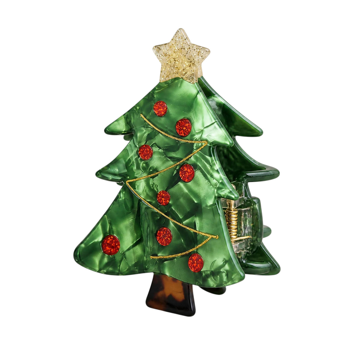 Christmas Tree Claw Clip