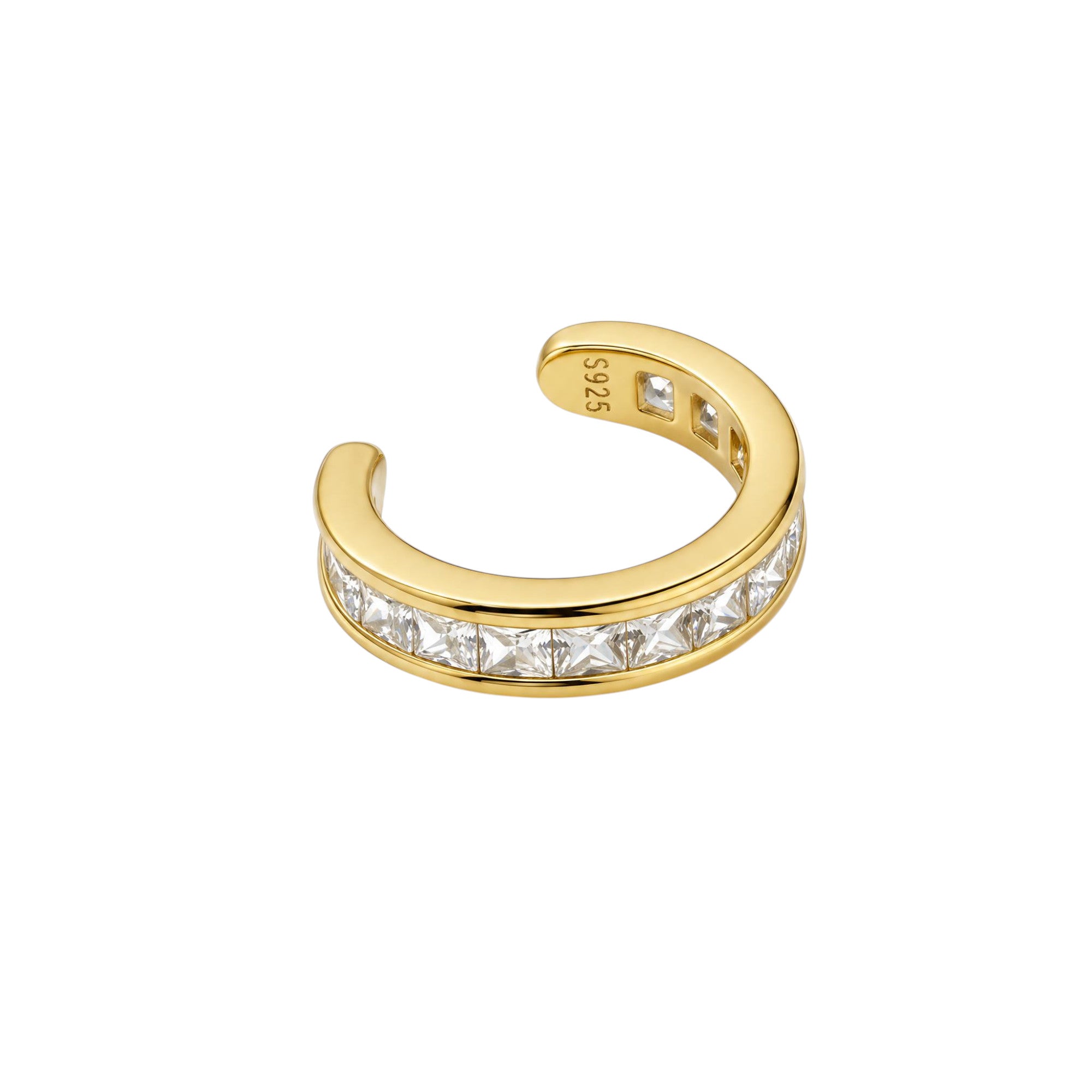Crystal Baguette Ear Cuff