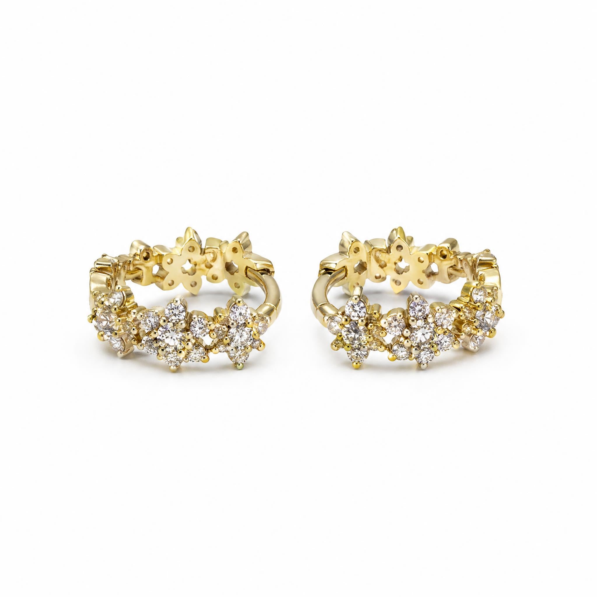 Crystal Flower Huggies