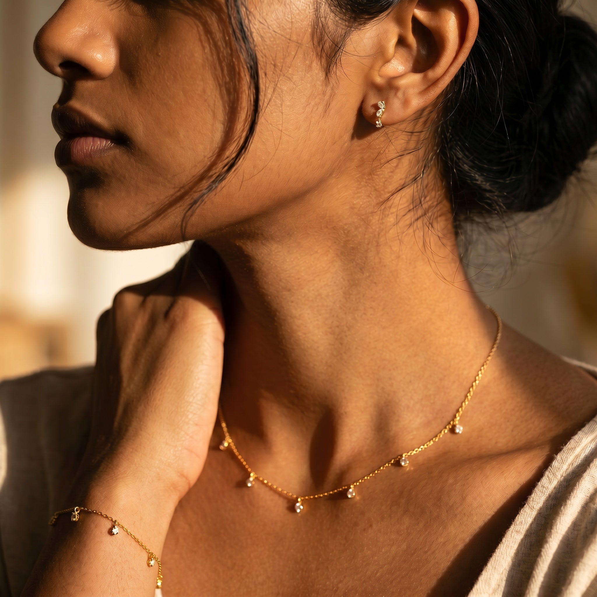Crystal Gemstone Necklace