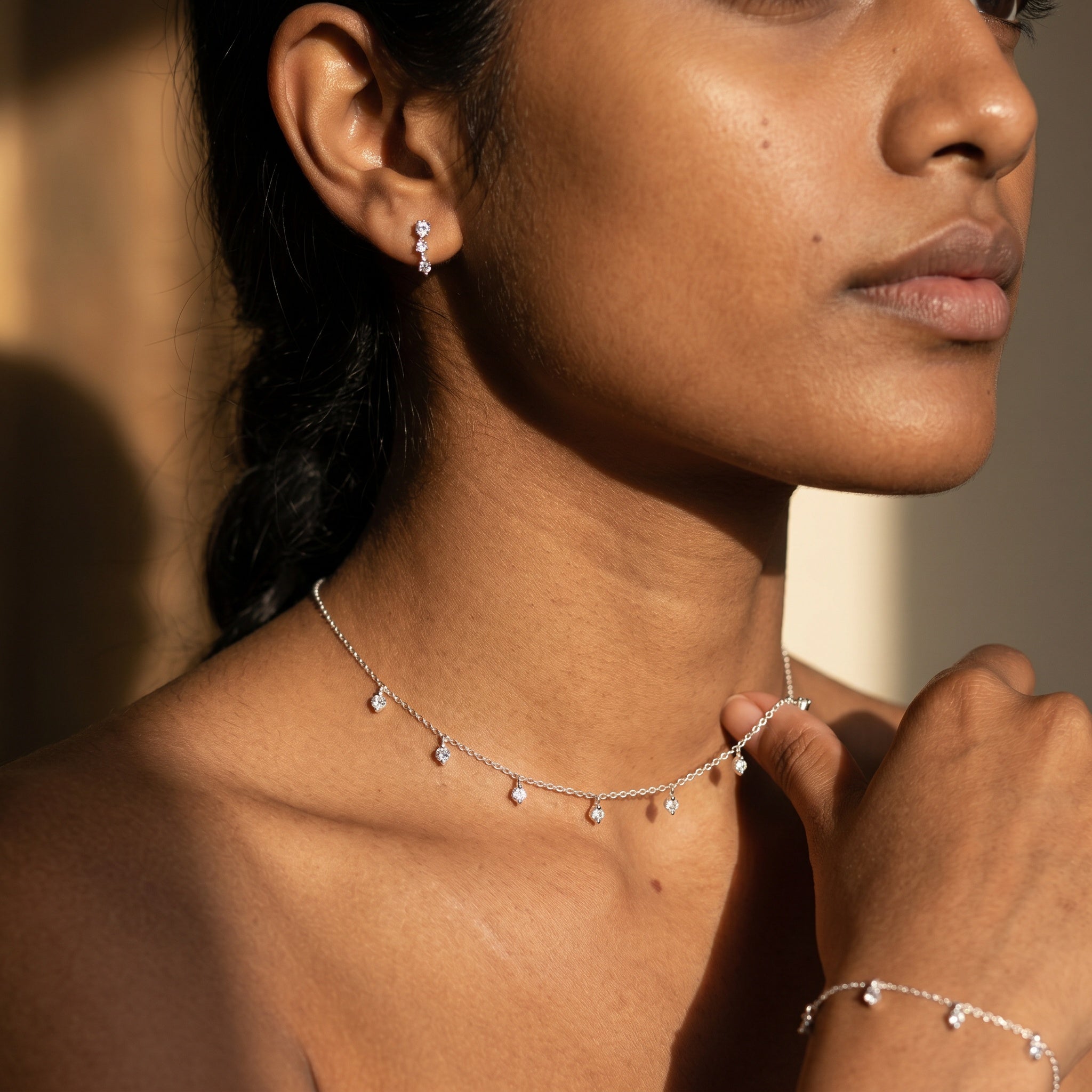 Crystal Gemstone Necklace