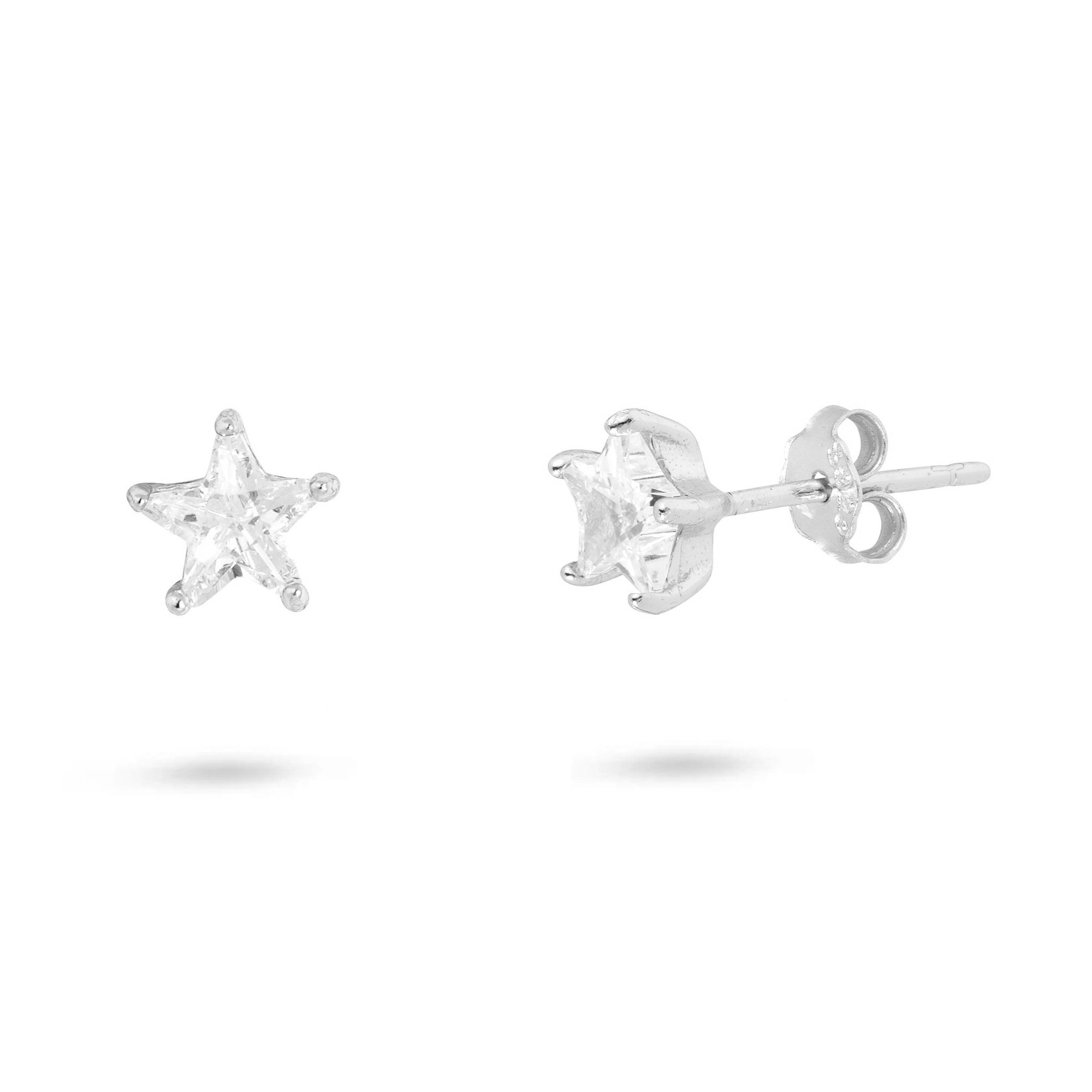 Crystal Star Stud Earrings