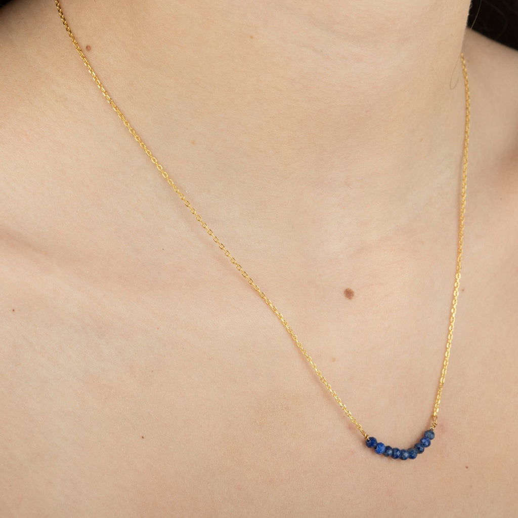 Blue Lapis Beads Necklace