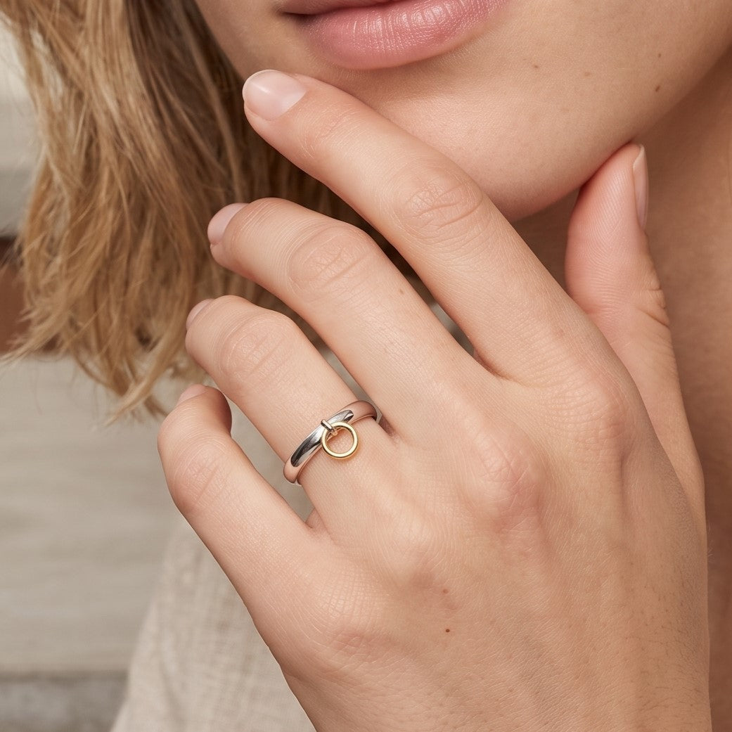 Two Tone Door Knocker Ring