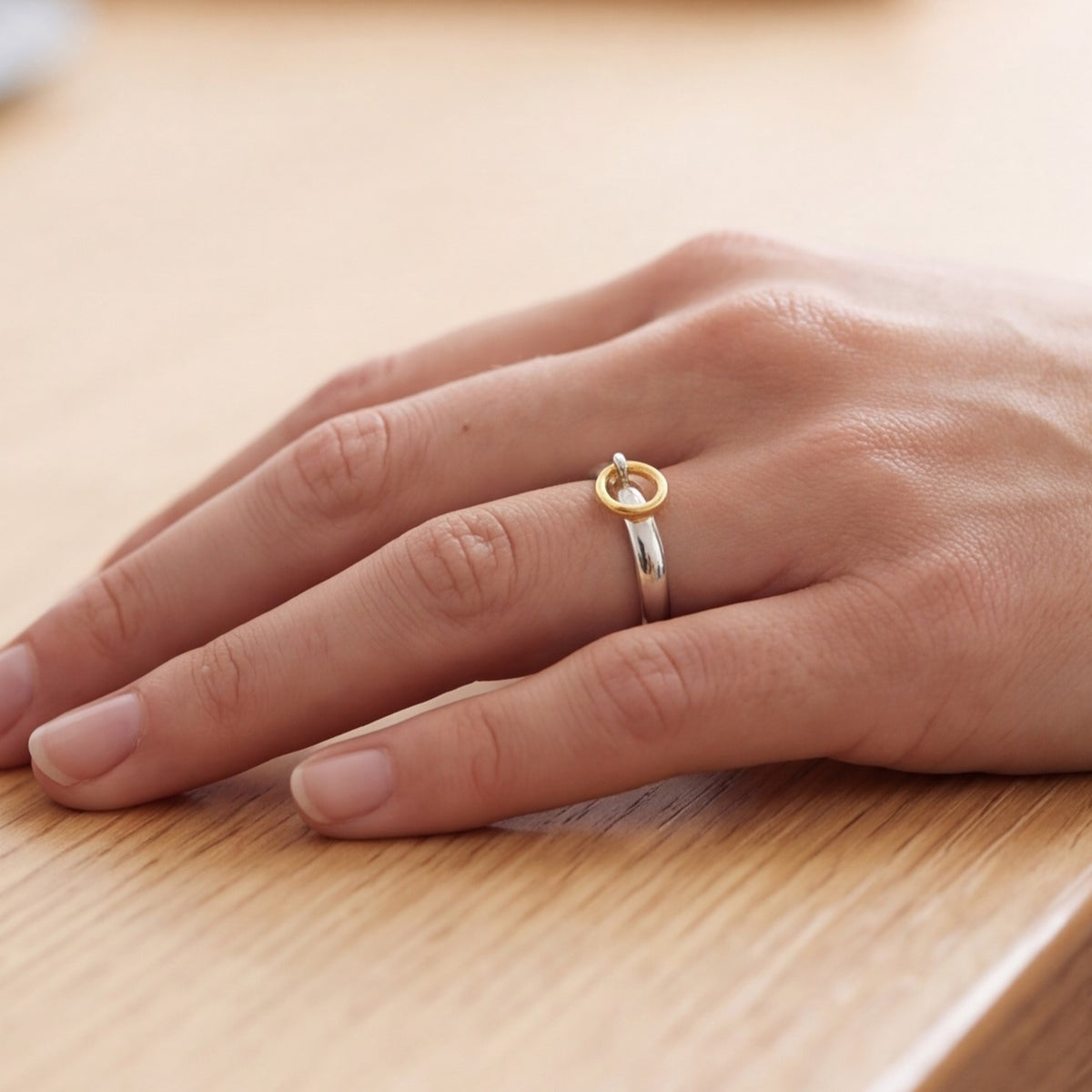 Two Tone Door Knocker Ring
