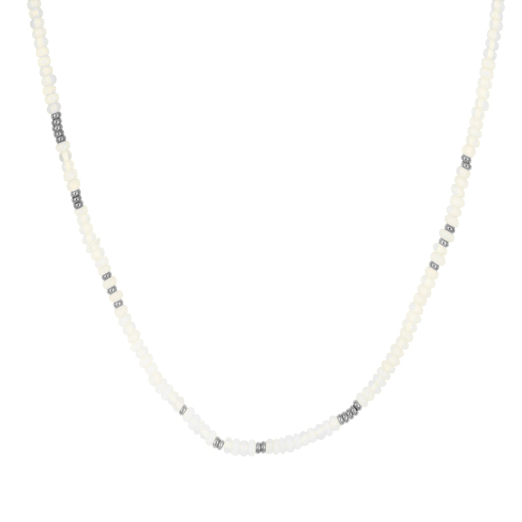 Moonstone Beaded Necklace