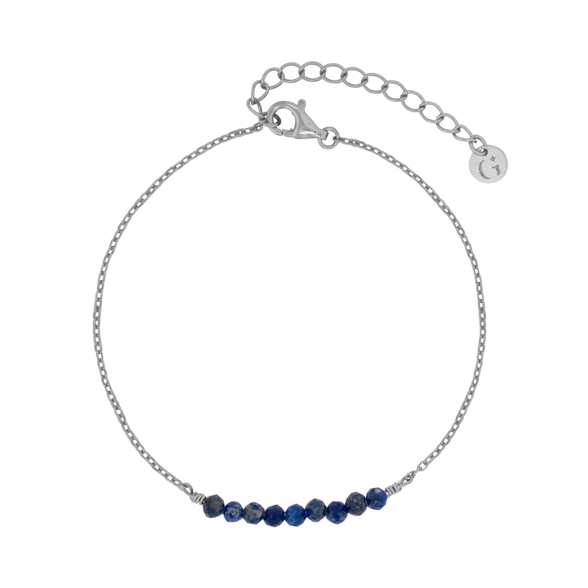 Blue Lapis Beads Bracelet