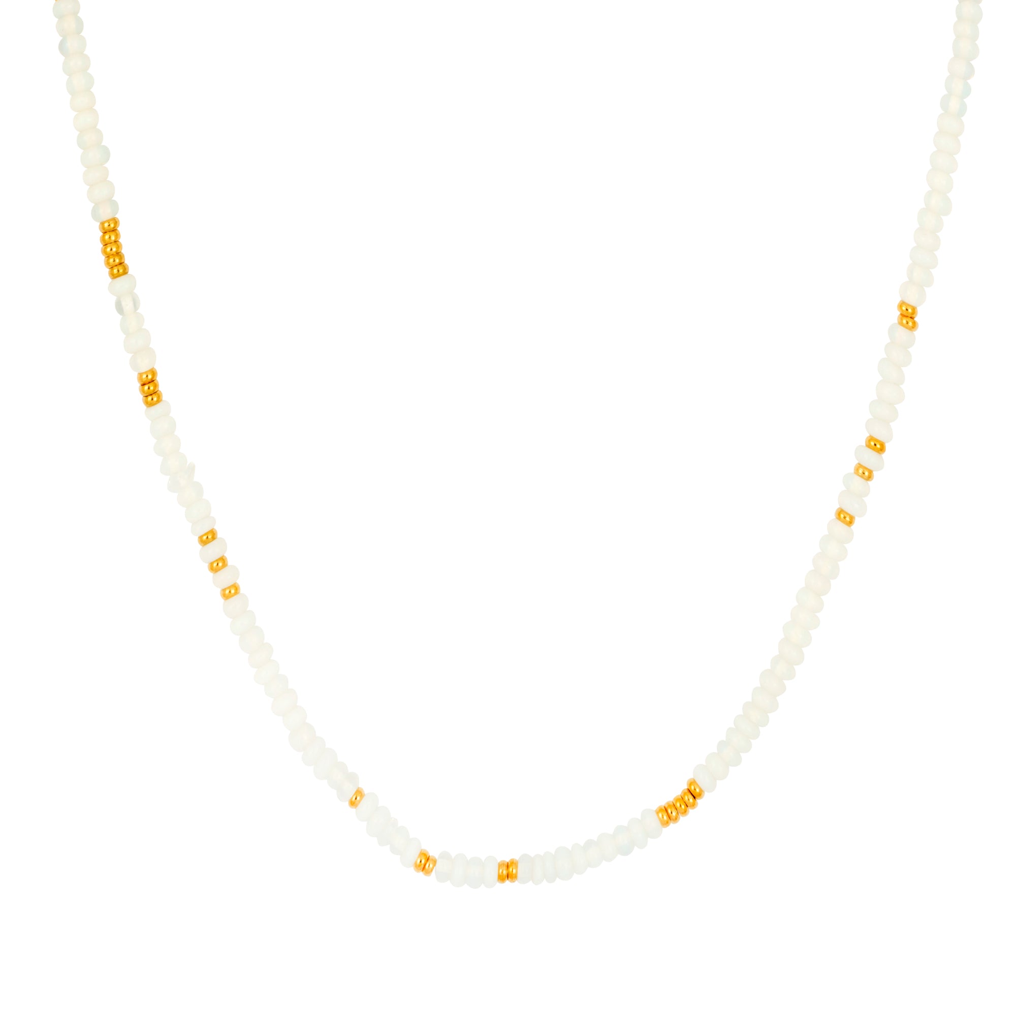 Moonstone Beaded Necklace