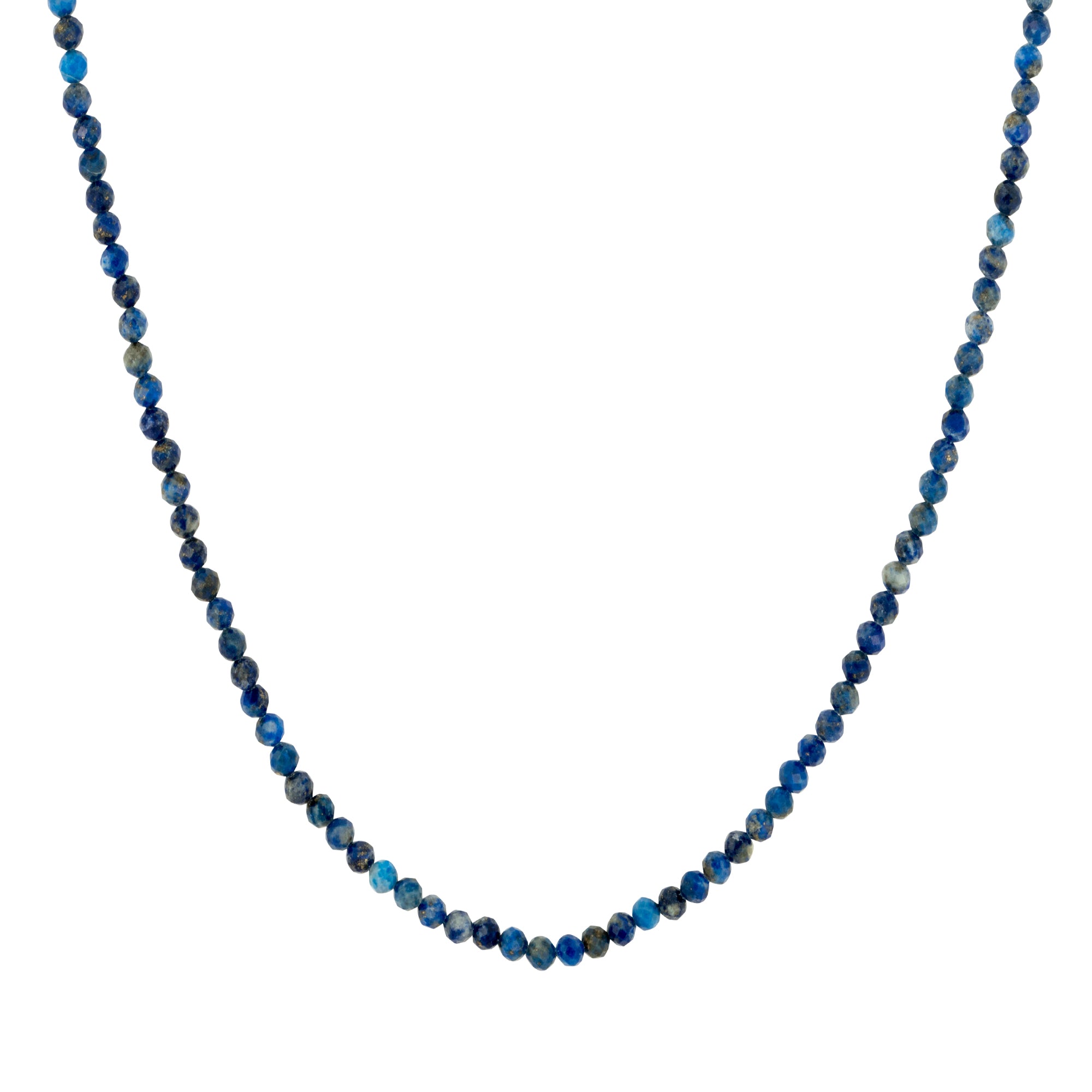 Blue Lapis Beaded Necklace