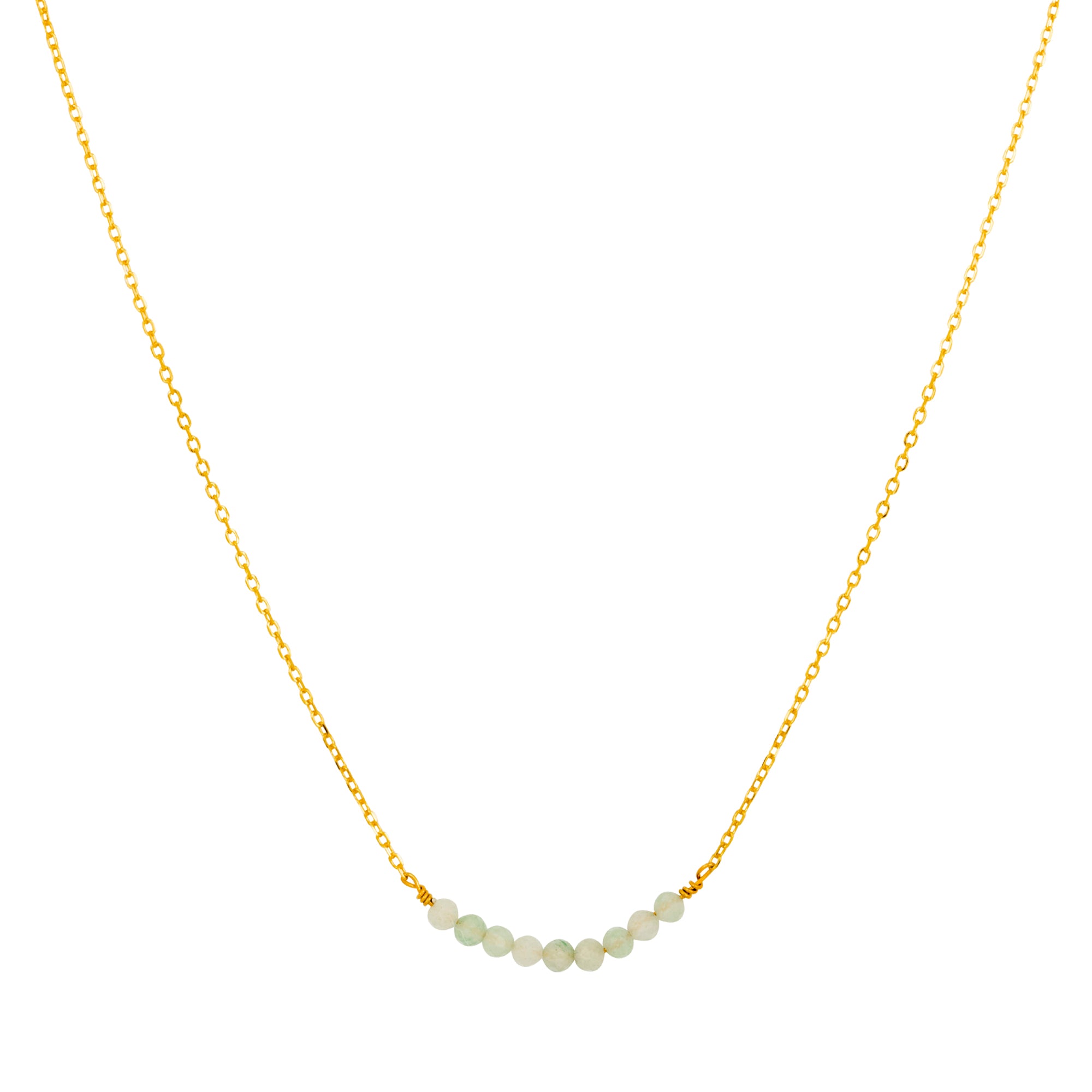 Green Aventurine Beads Necklace