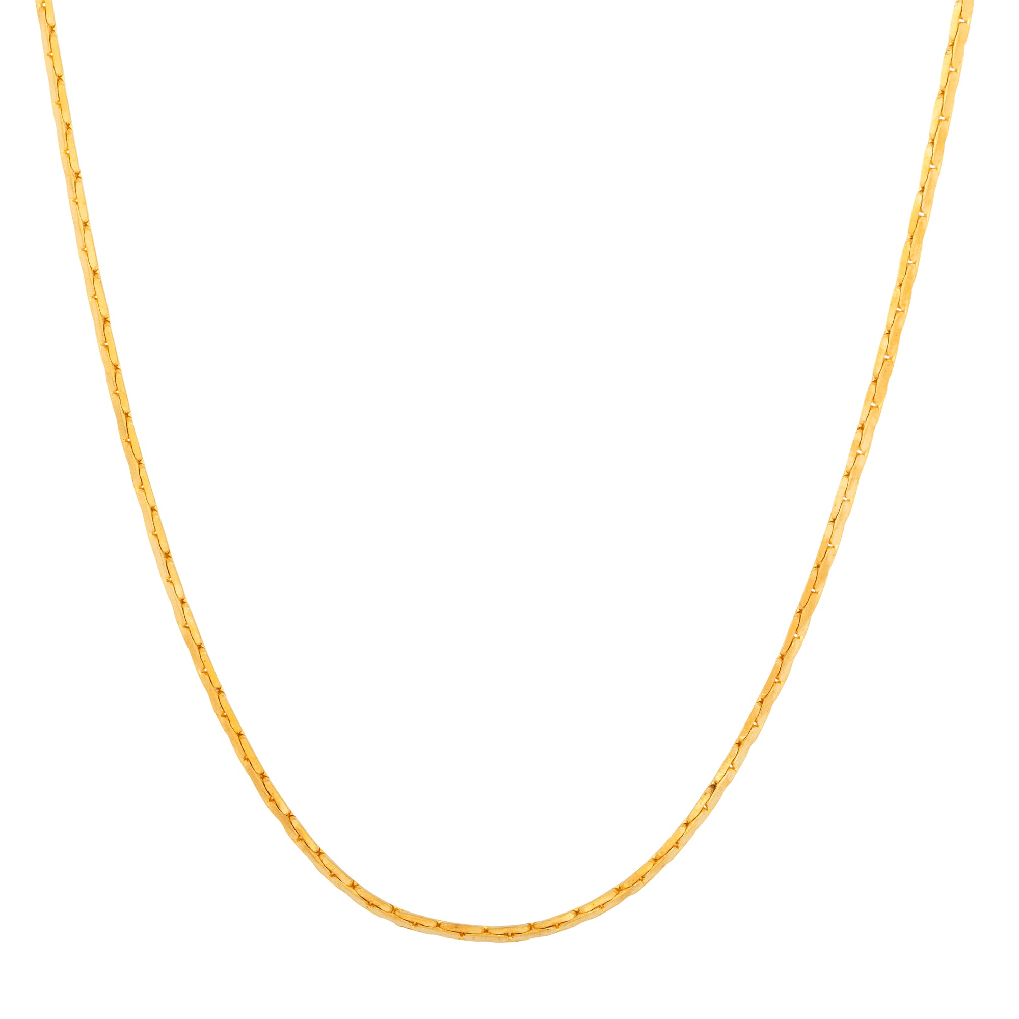 Vintage Box Link Necklace