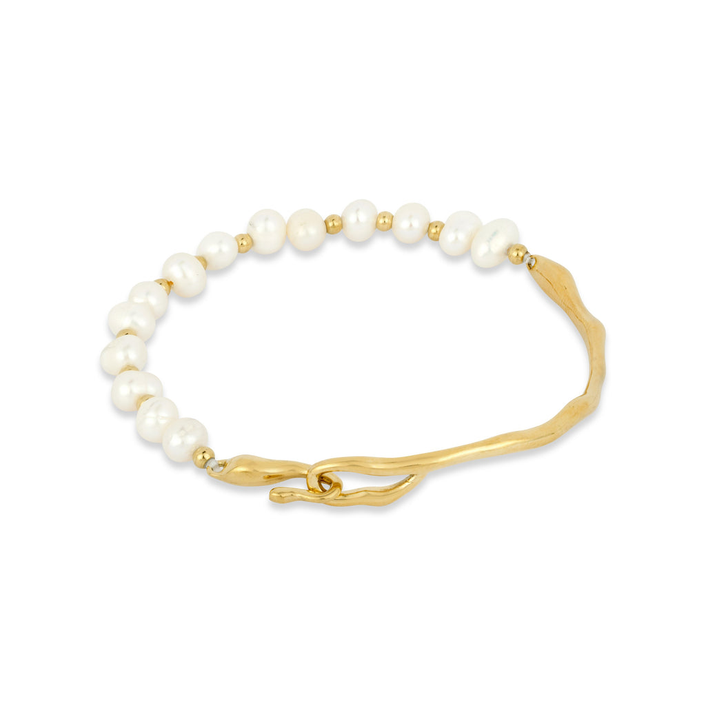 Asymmetric Pearl Boho Bracelet