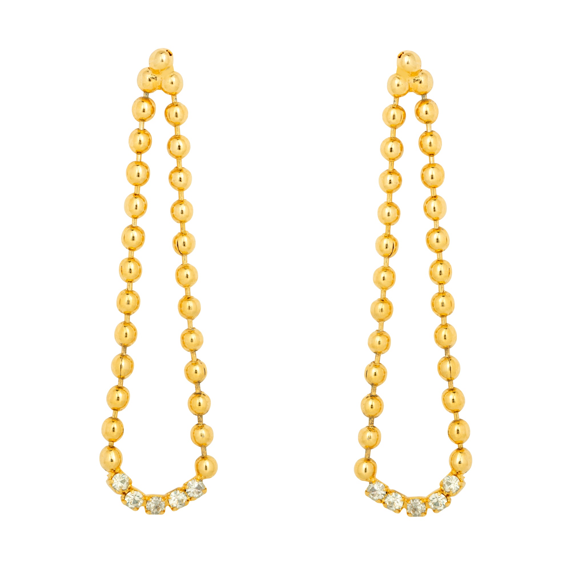 Vintage Beaded Drop Earrings