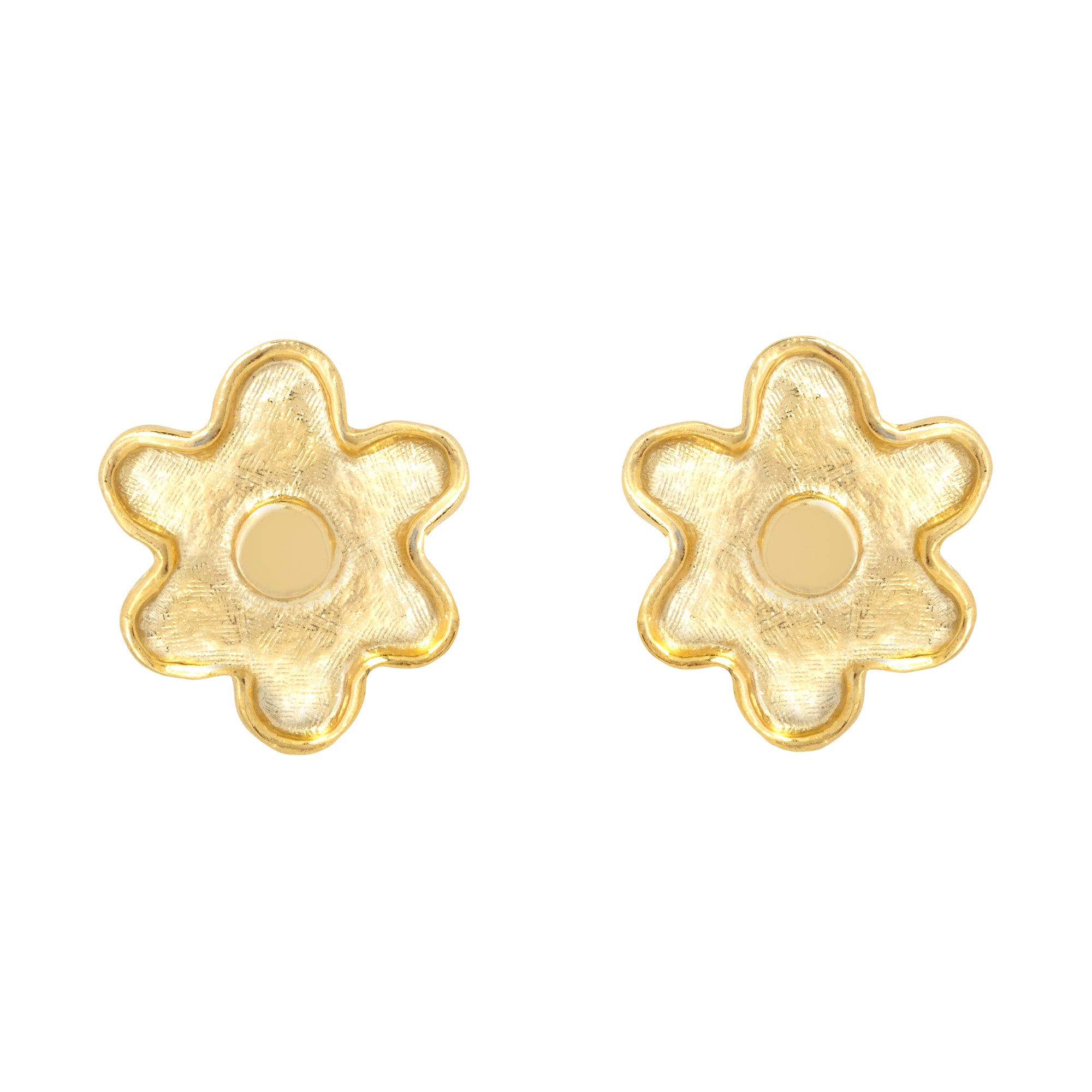Vintage Flower Clip-On Earrings