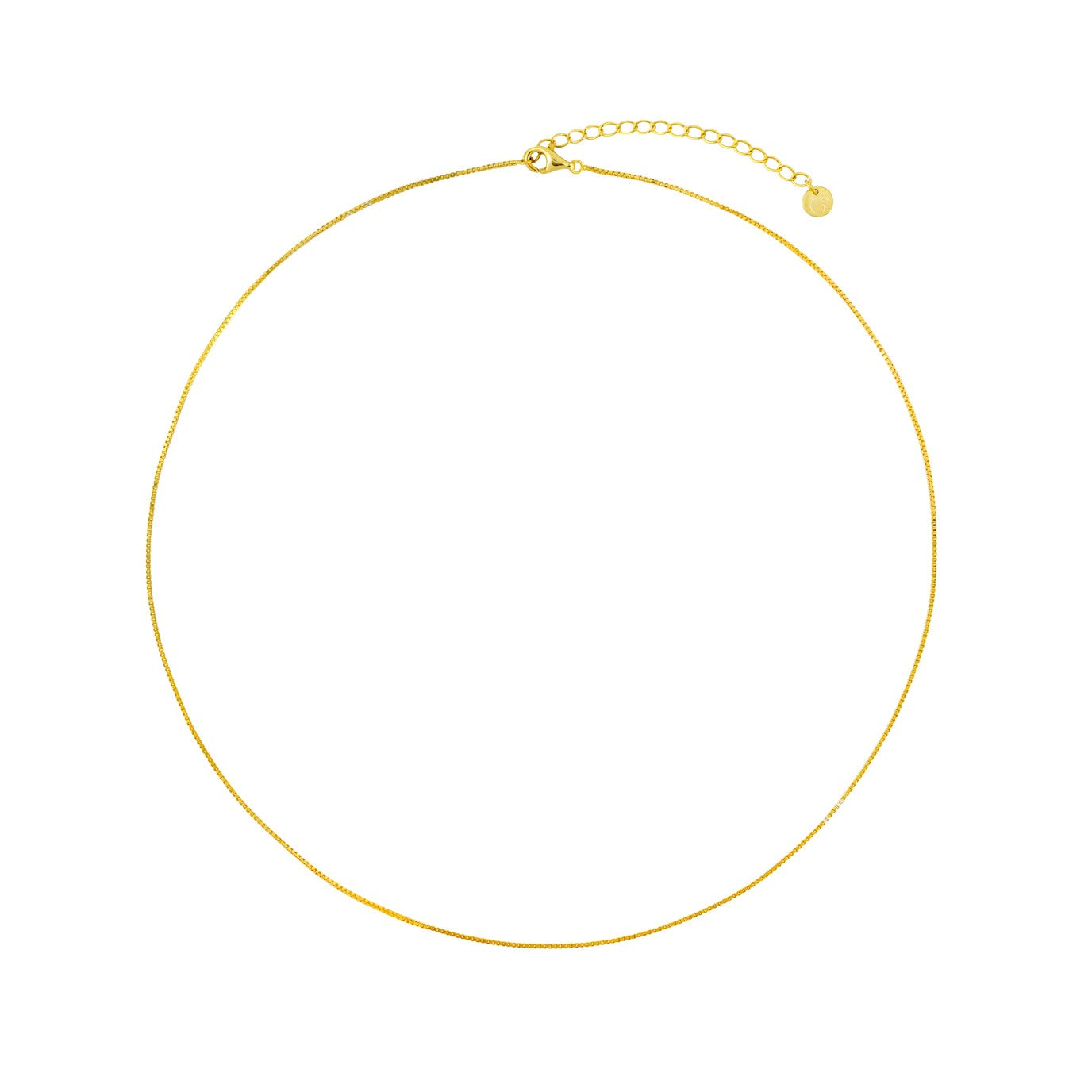 Mini Box Chain Necklace