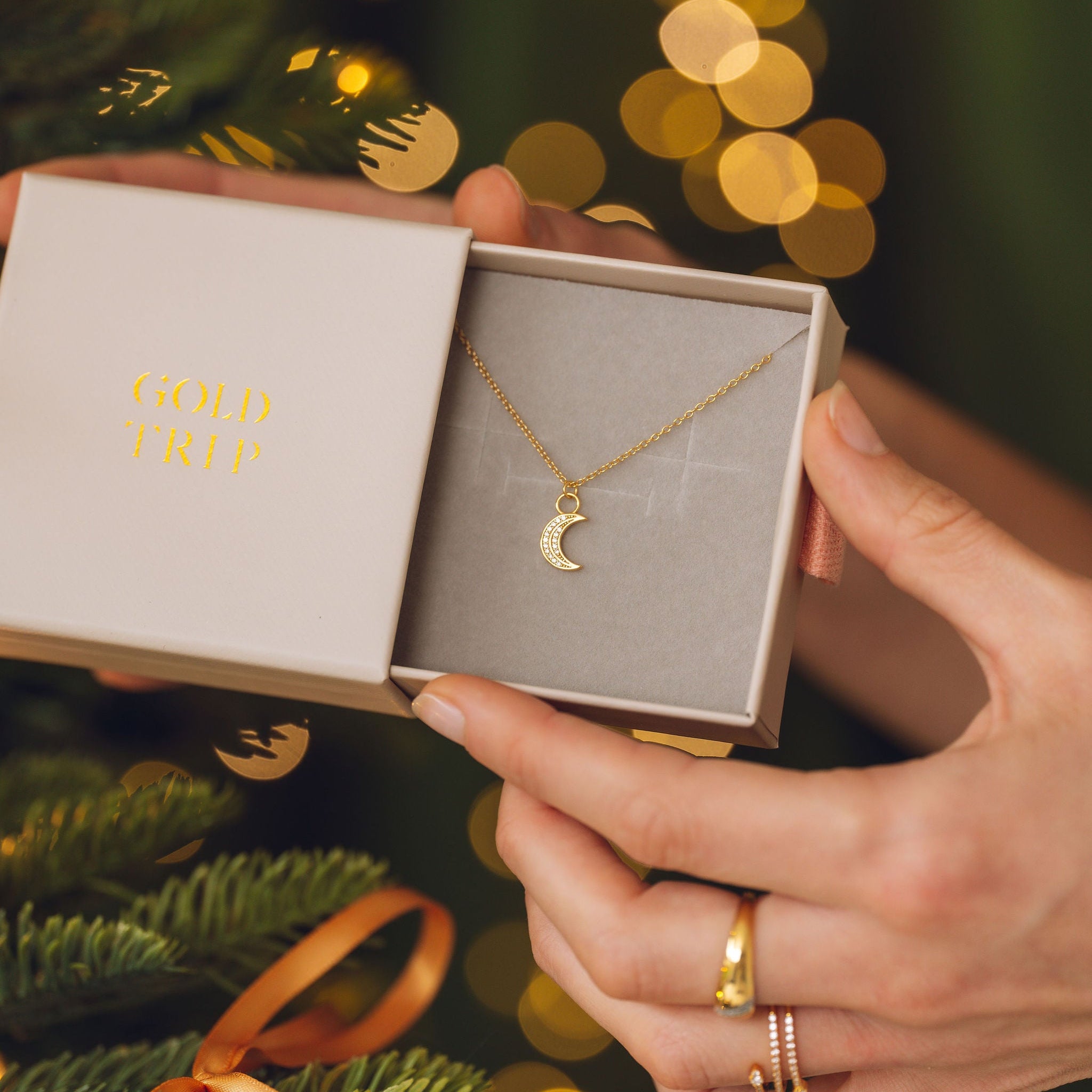 Celestial Moon Necklace