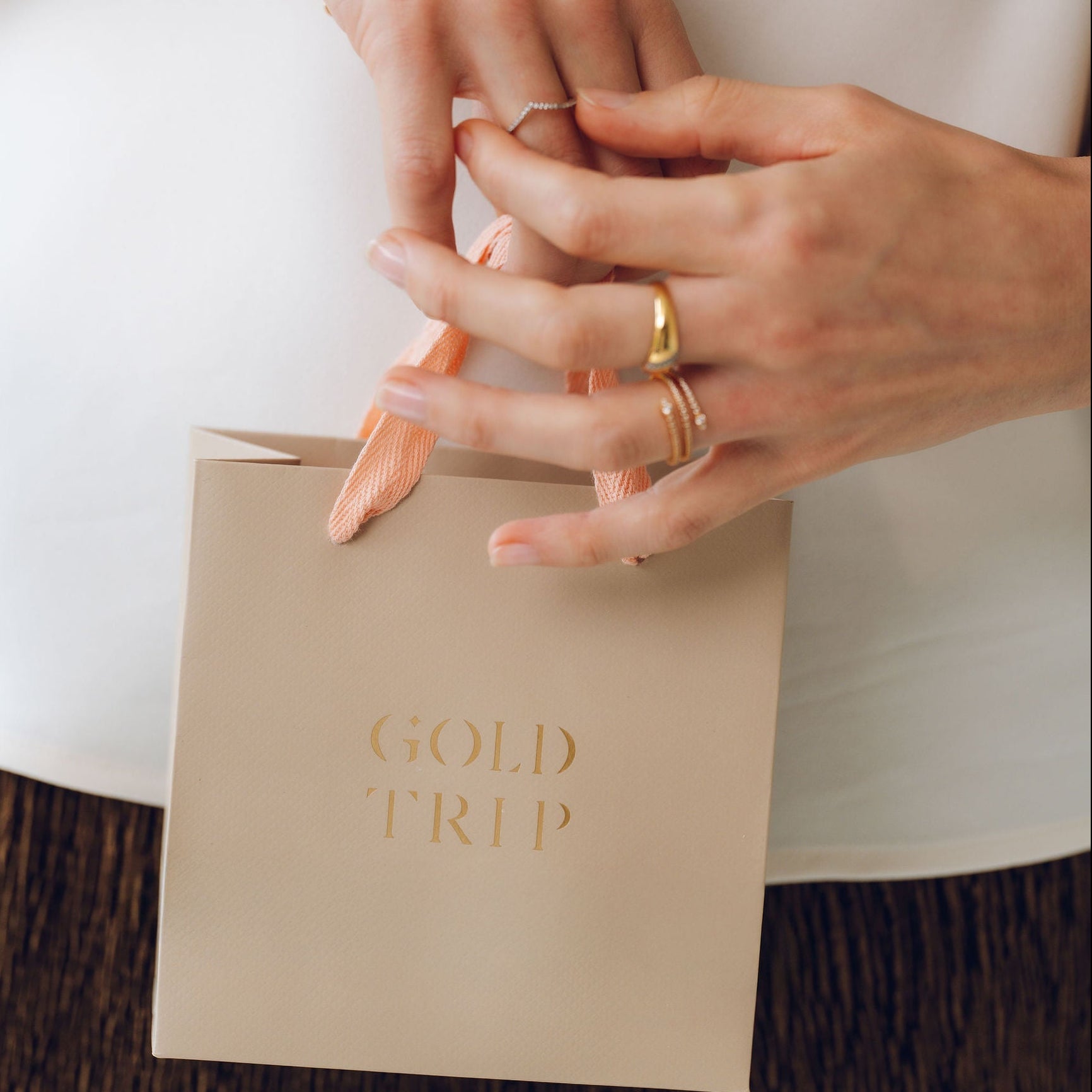Gold Trip Gift Bag