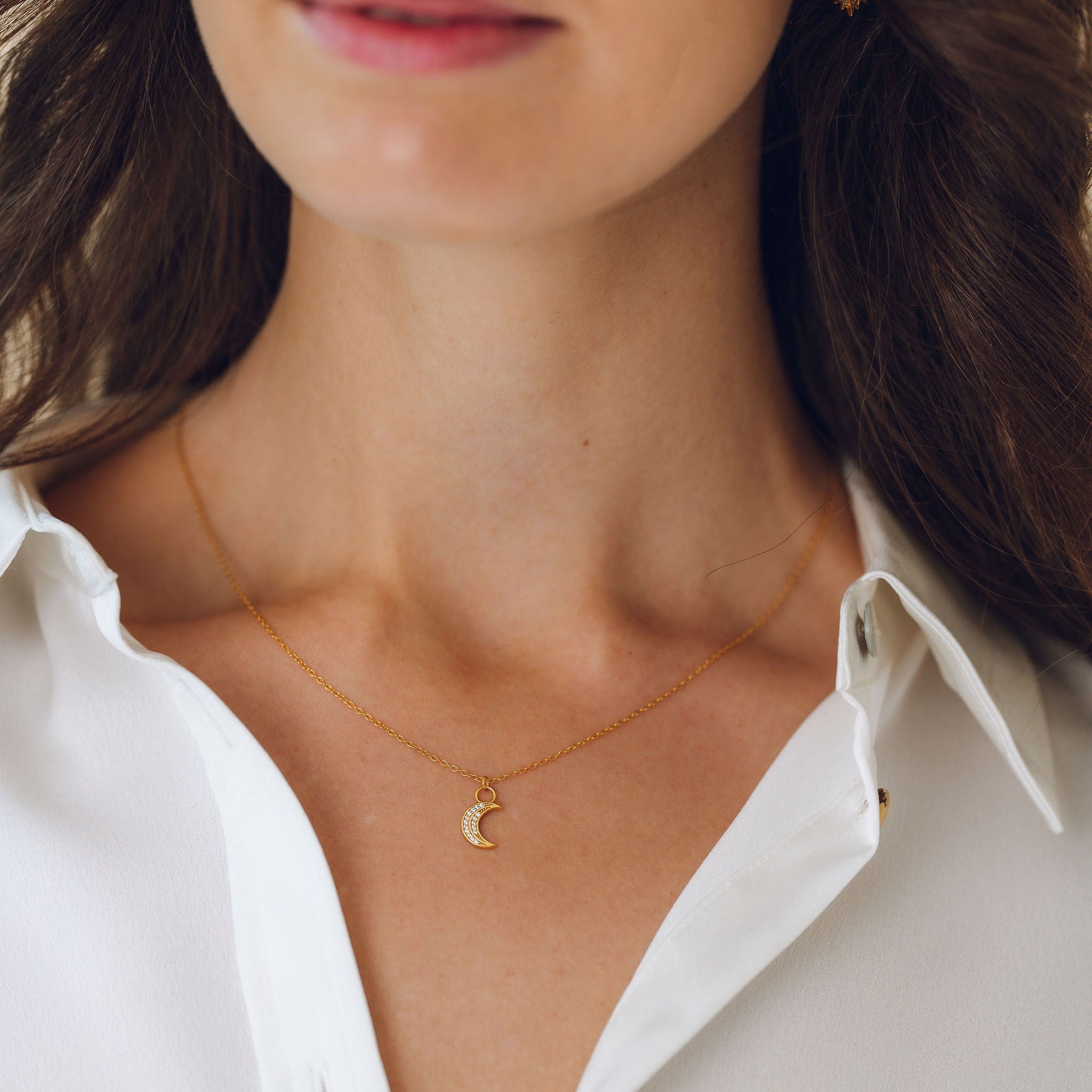 Celestial Moon Necklace