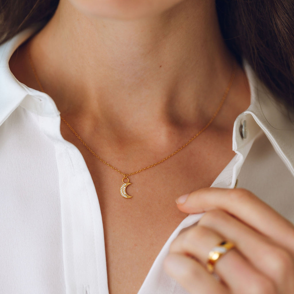 Celestial Moon Necklace
