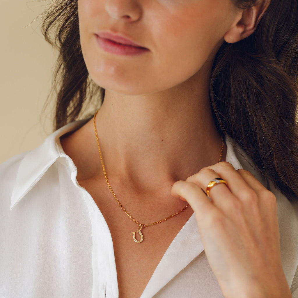 Horseshoe Charm Necklace