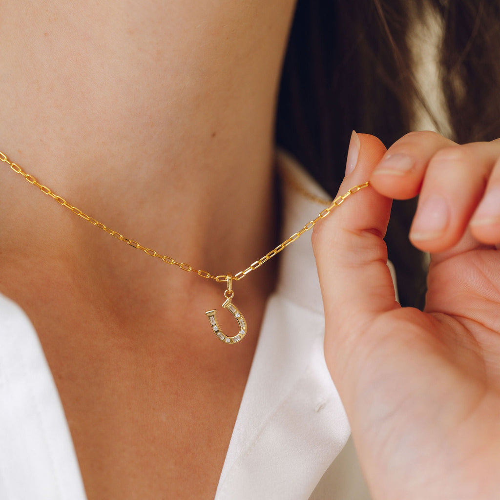 Horseshoe Charm Necklace