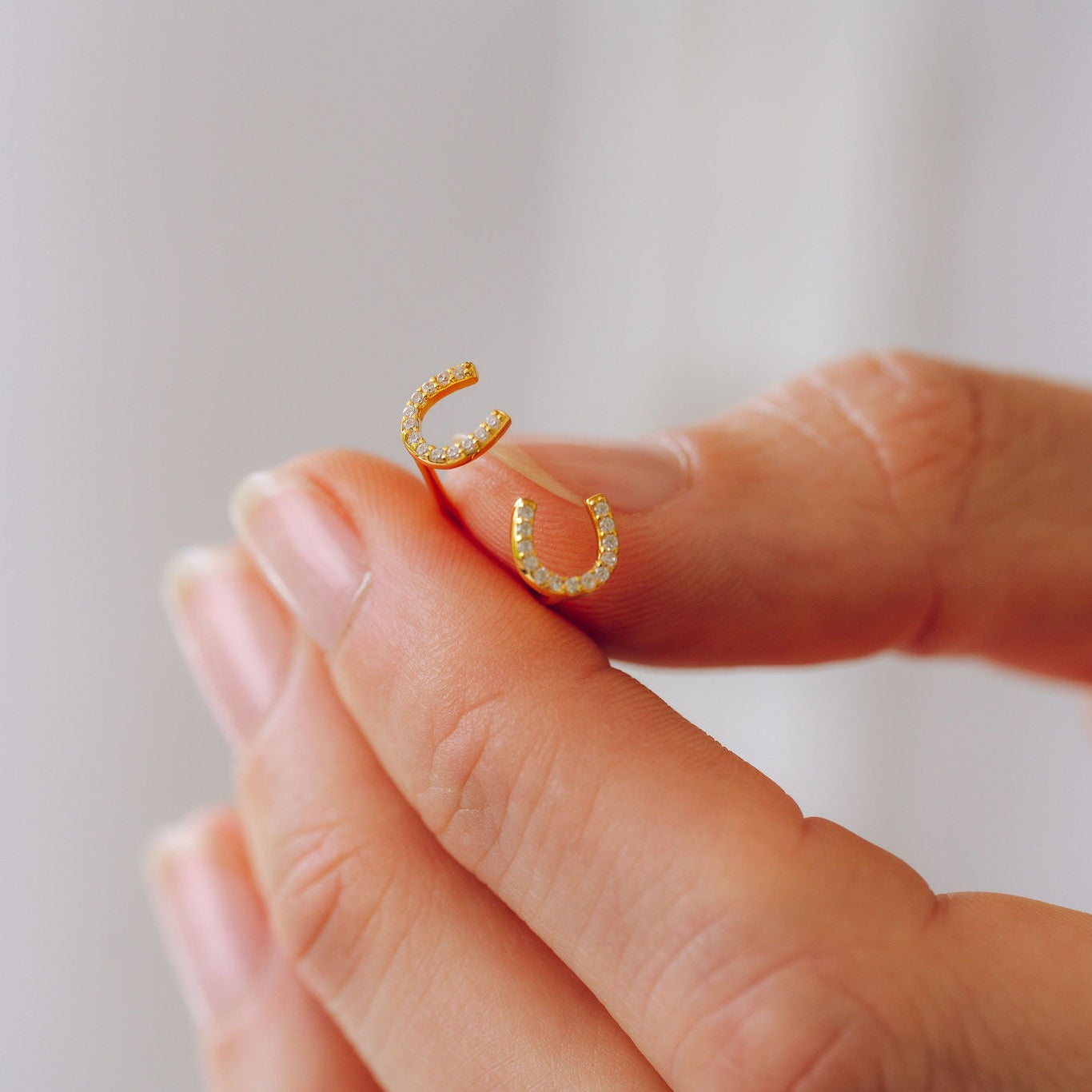 Horseshoe Stud Earrings