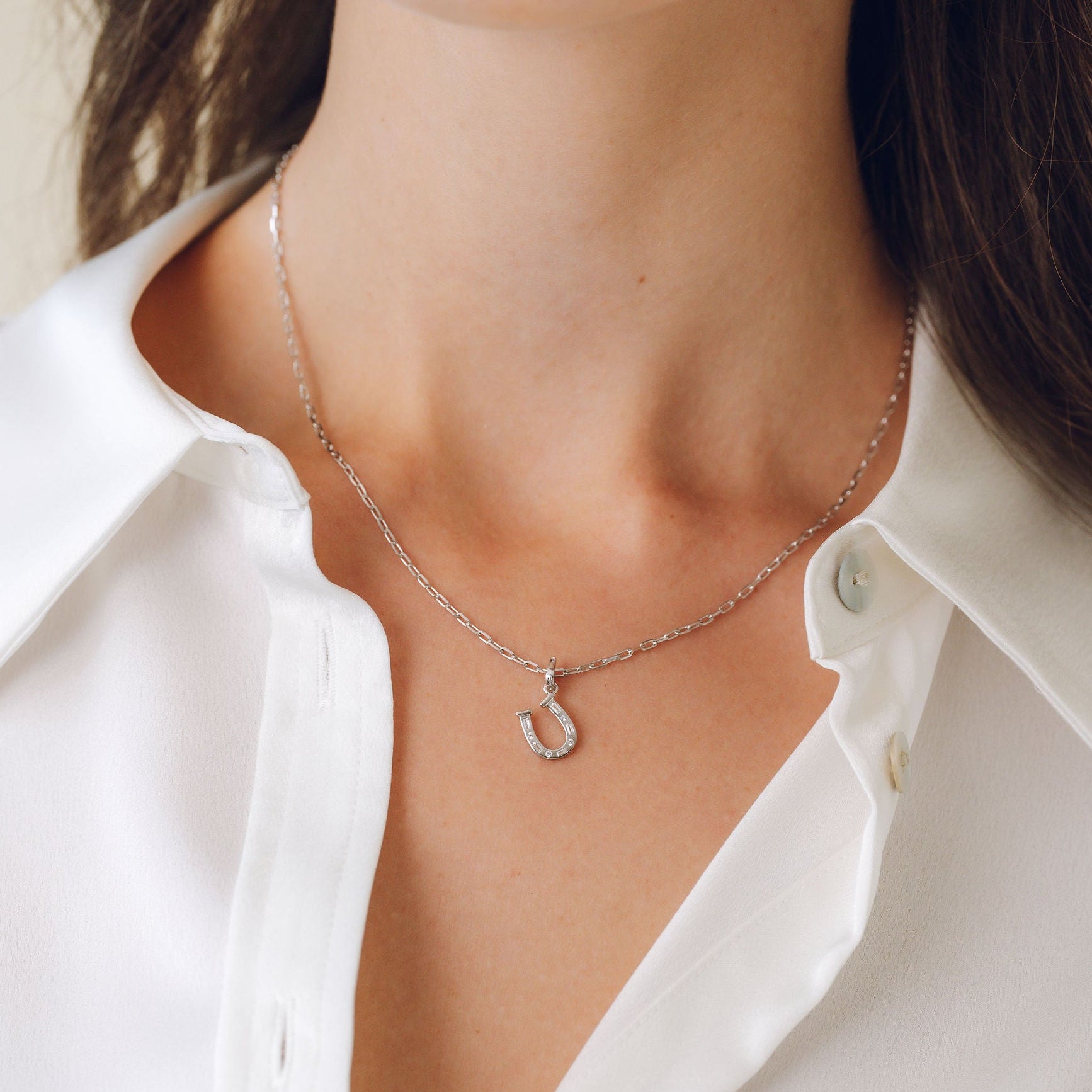 Horseshoe Charm Necklace