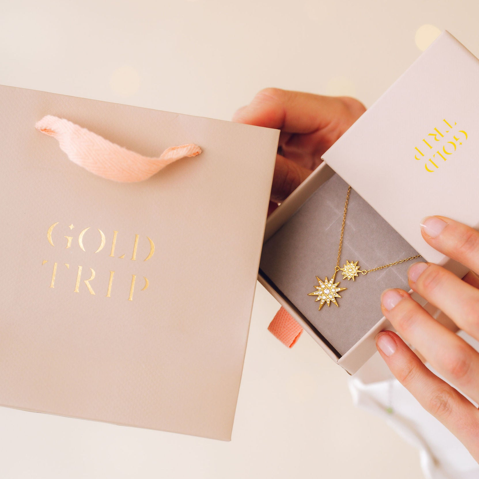 Gold Trip Gift Bag