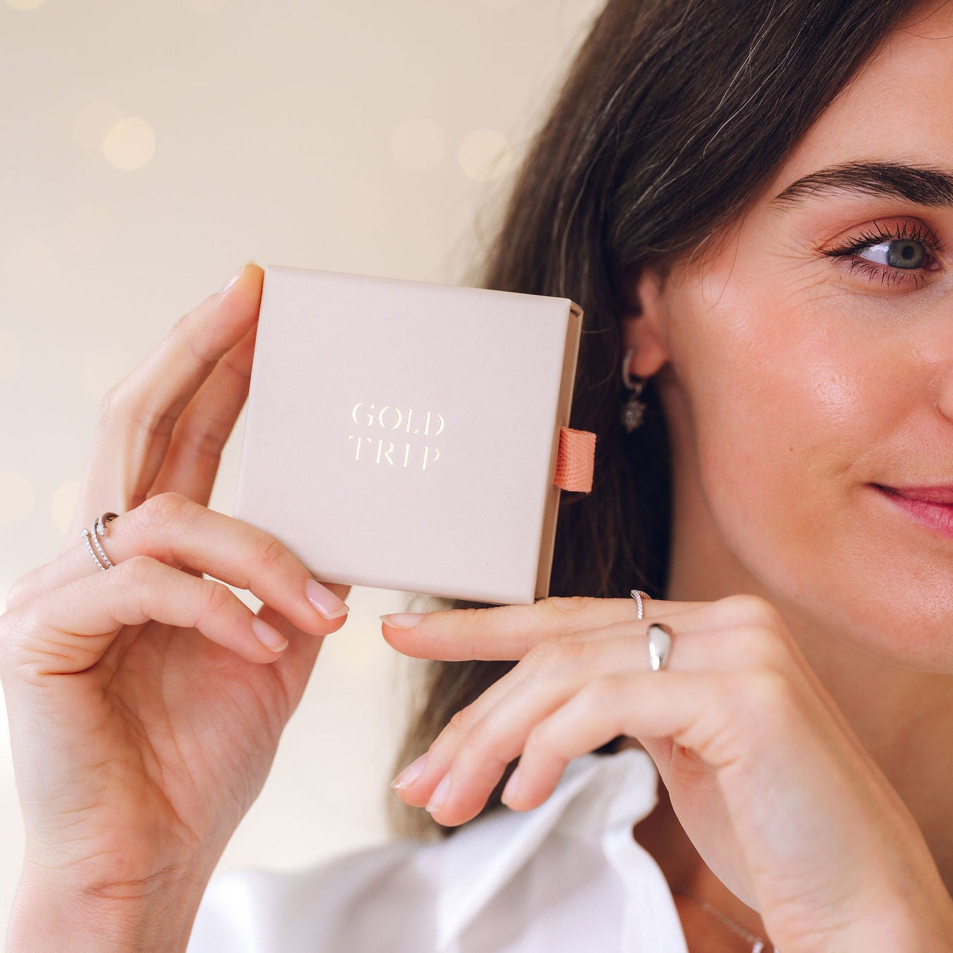 Irregular Halo Earrings