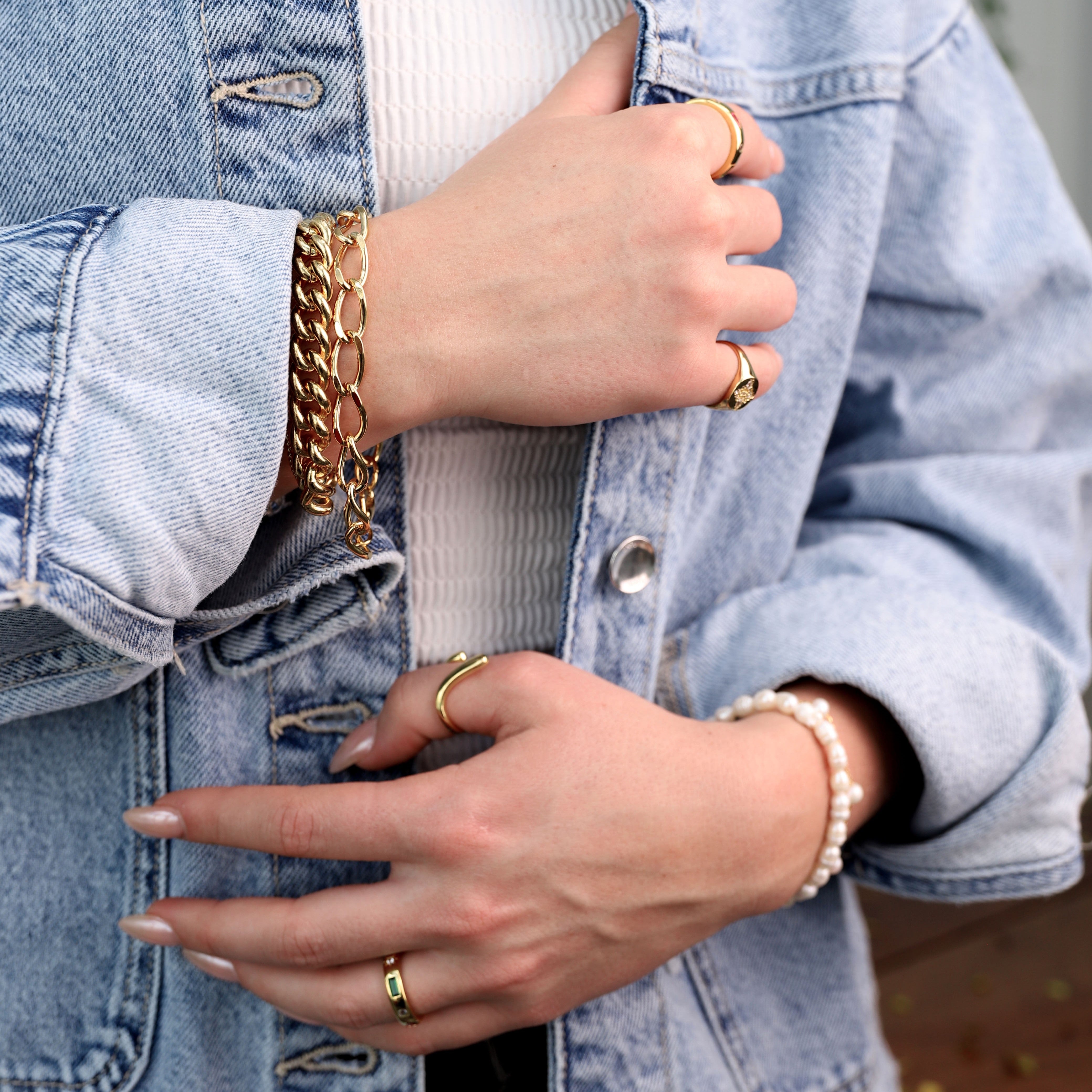 Vintage Large Link Bracelet