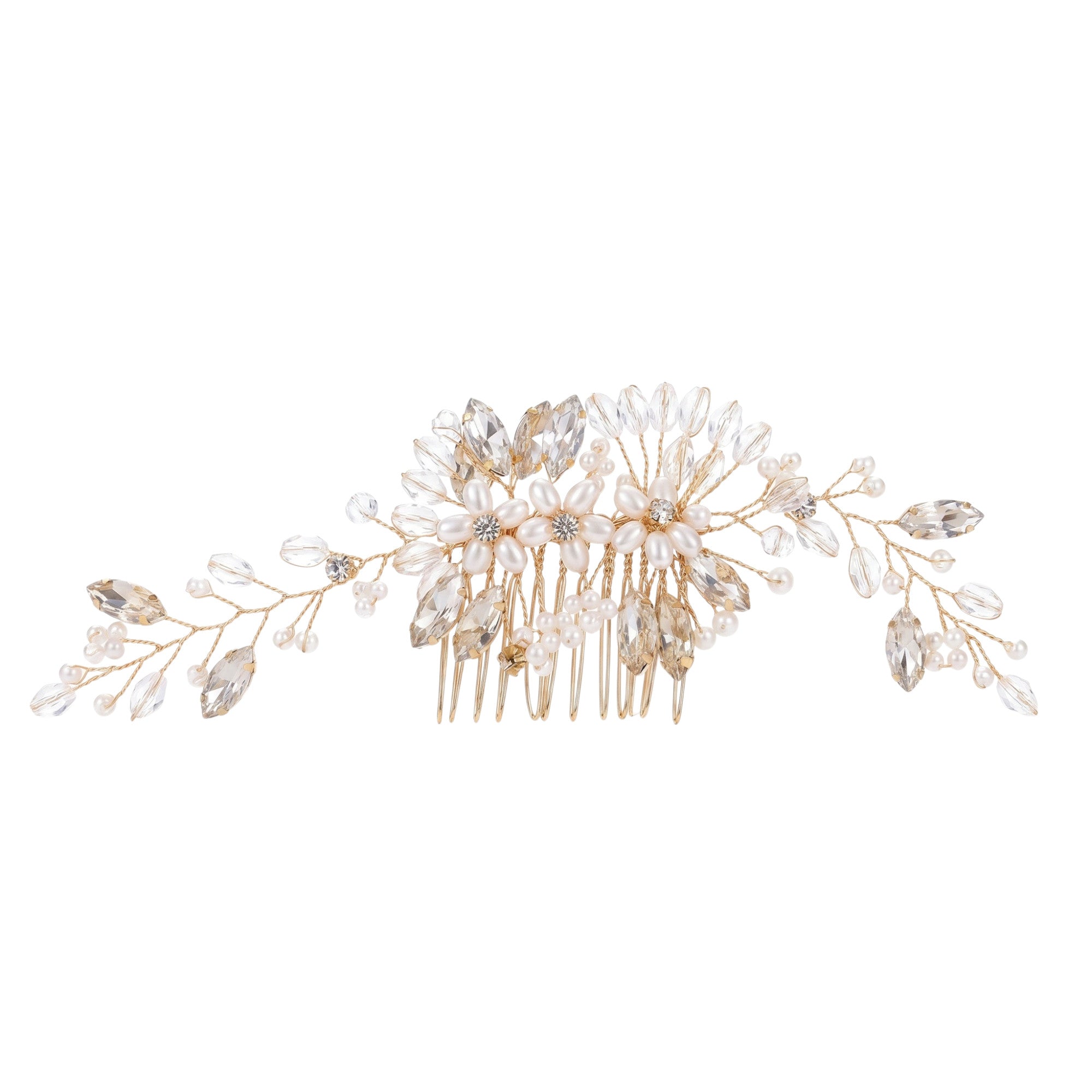 Gold Bridal Hair Comb
