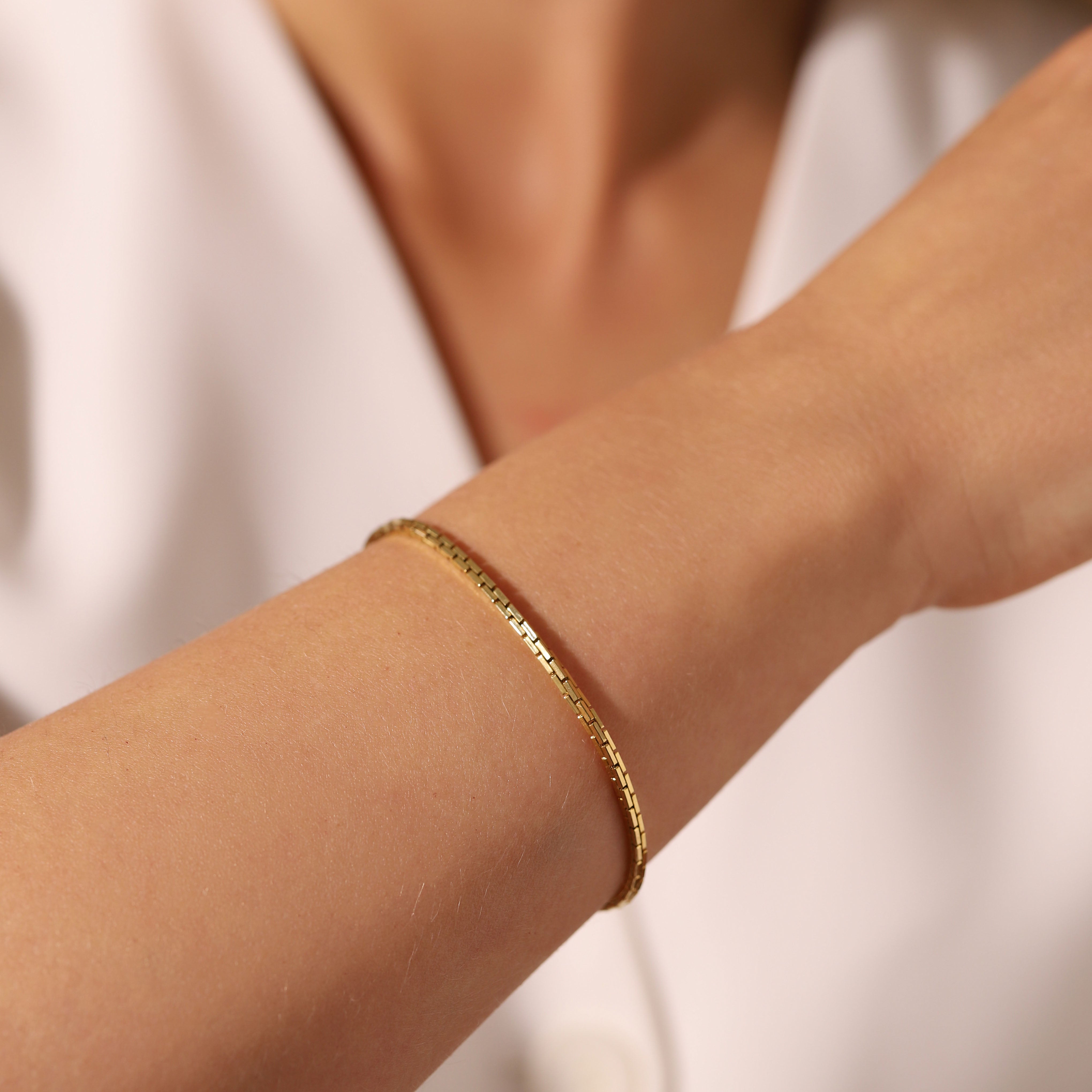 Vintage Box Link Bracelet